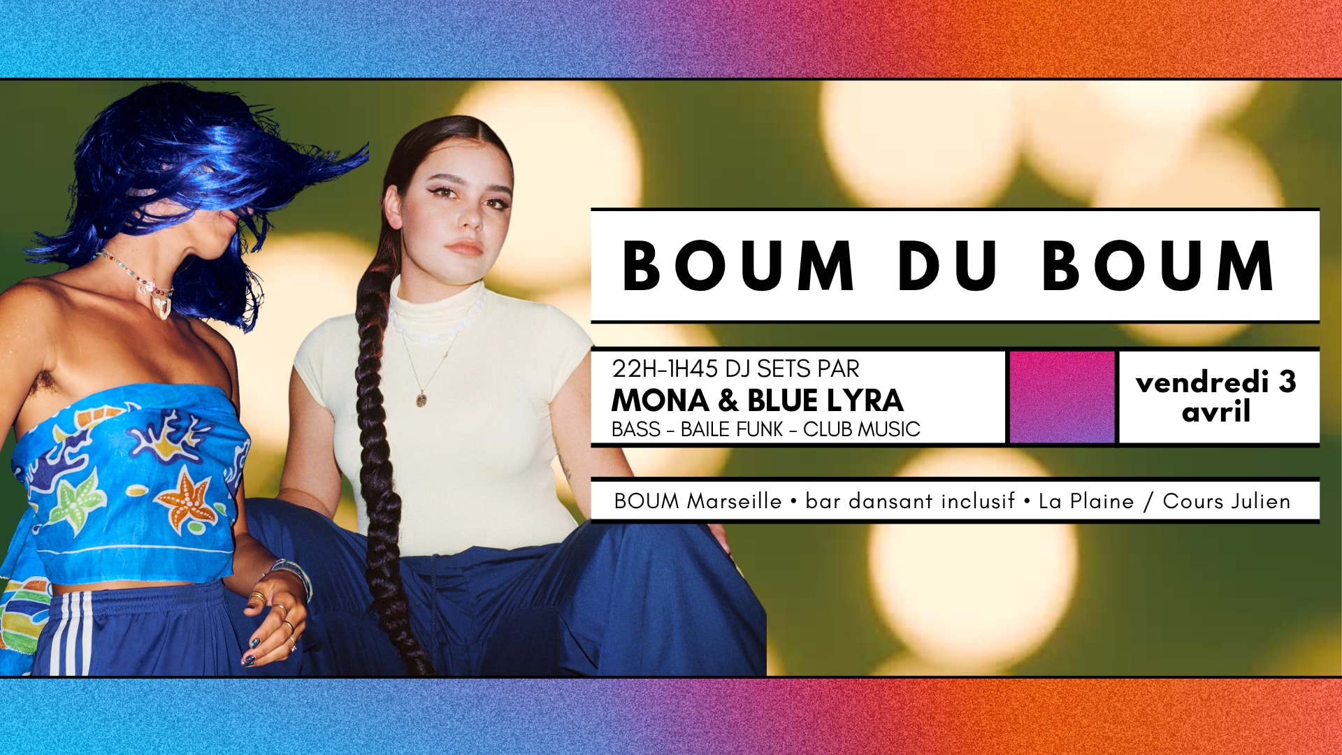 Boum Du Boum - Dj Sets By Mona & Blue Lyra