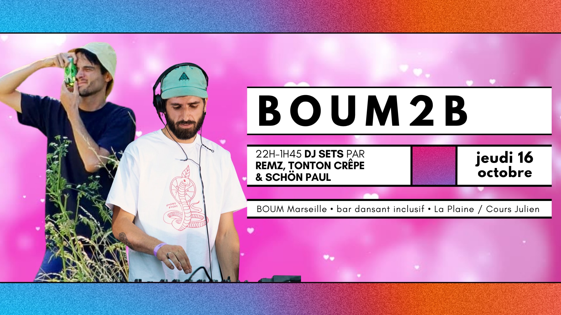 Boum2b - Dj Sets Par Remz, Tonton Crêpe  & Schön Paul