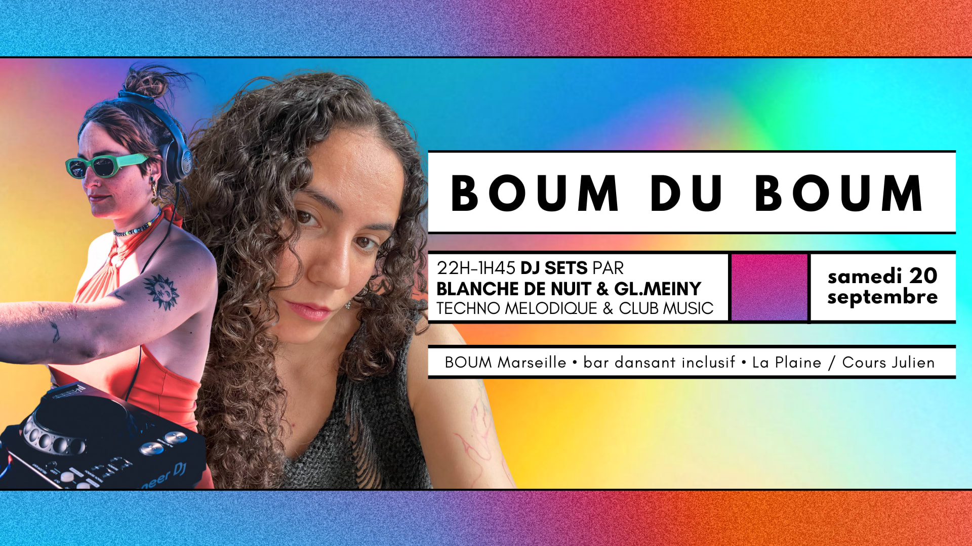 Boum Du Boum - Dj Set By Blanche De Nuit & Gl.Meiny