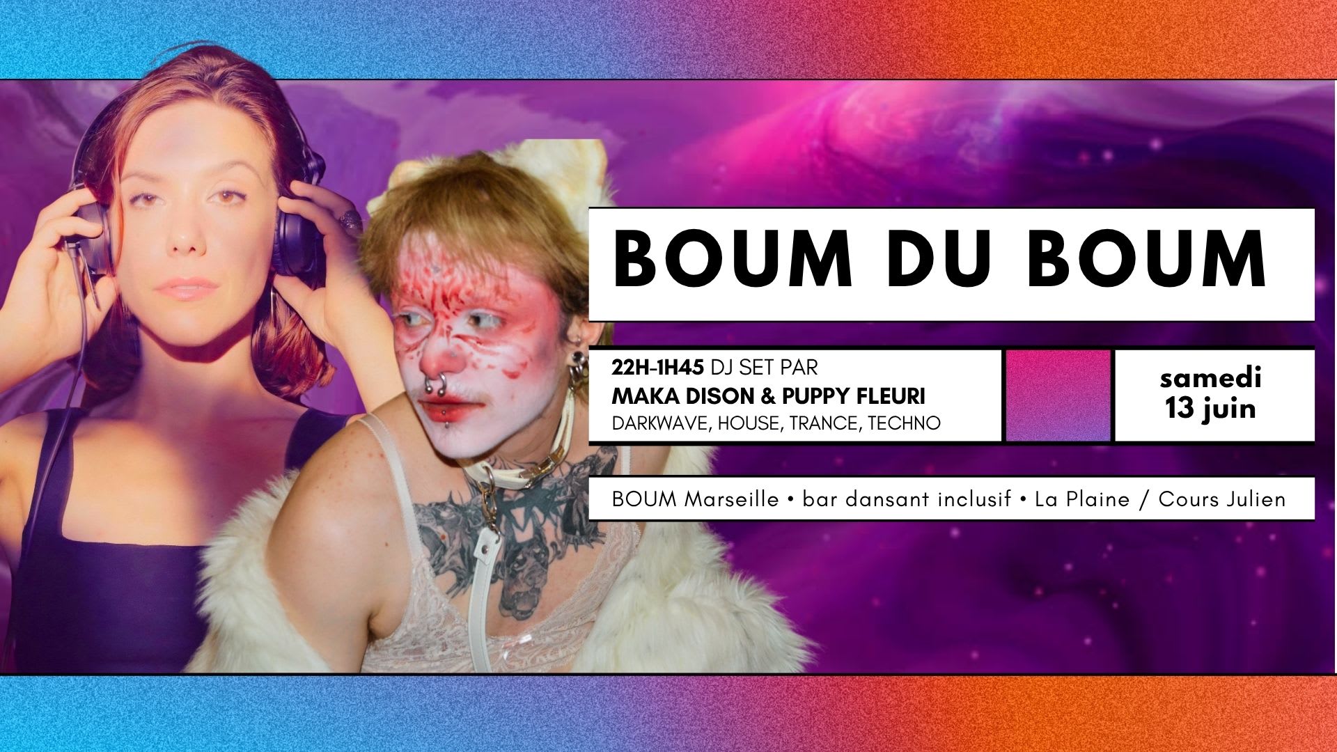 Boum Du Boum - Dj Sets By Maka Dison & Puppy Fleuri