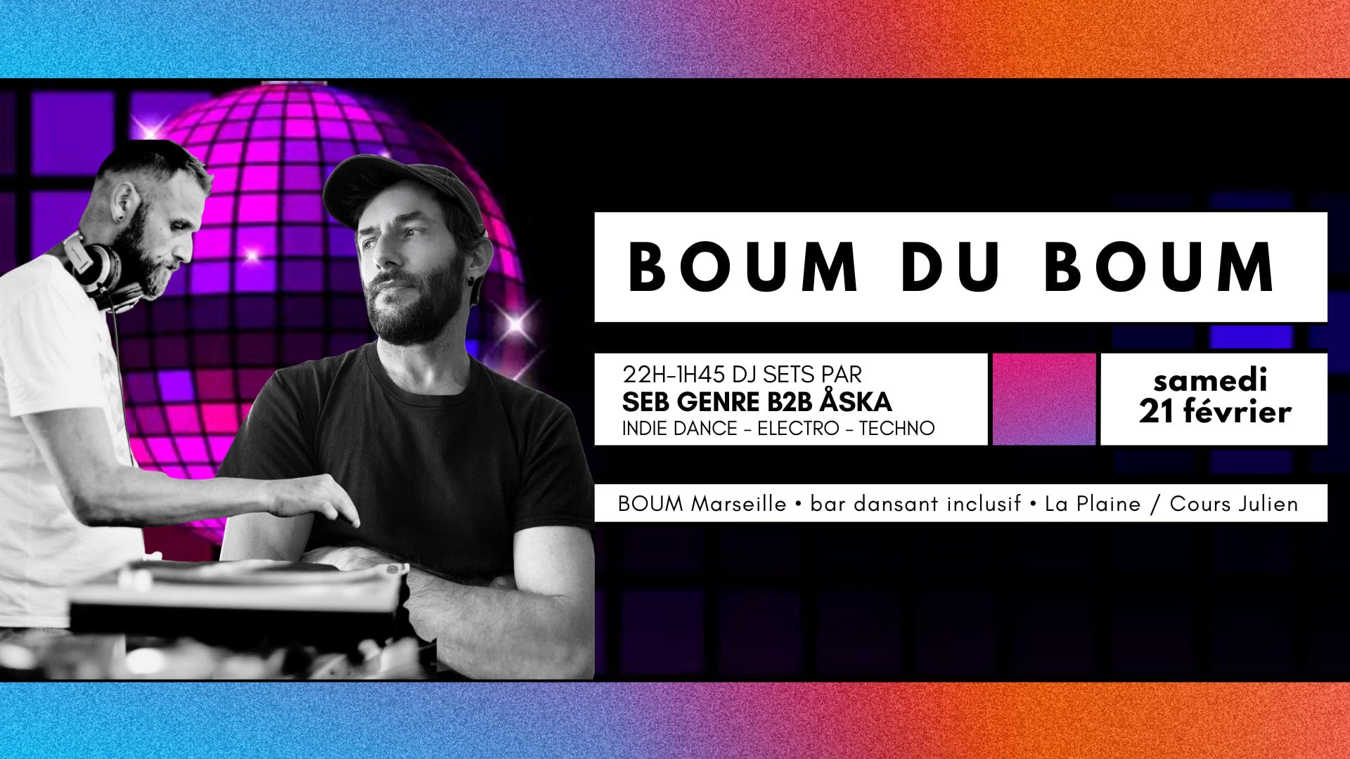 Boum Du Boum - Dj Sets By Åska & Seb Genre