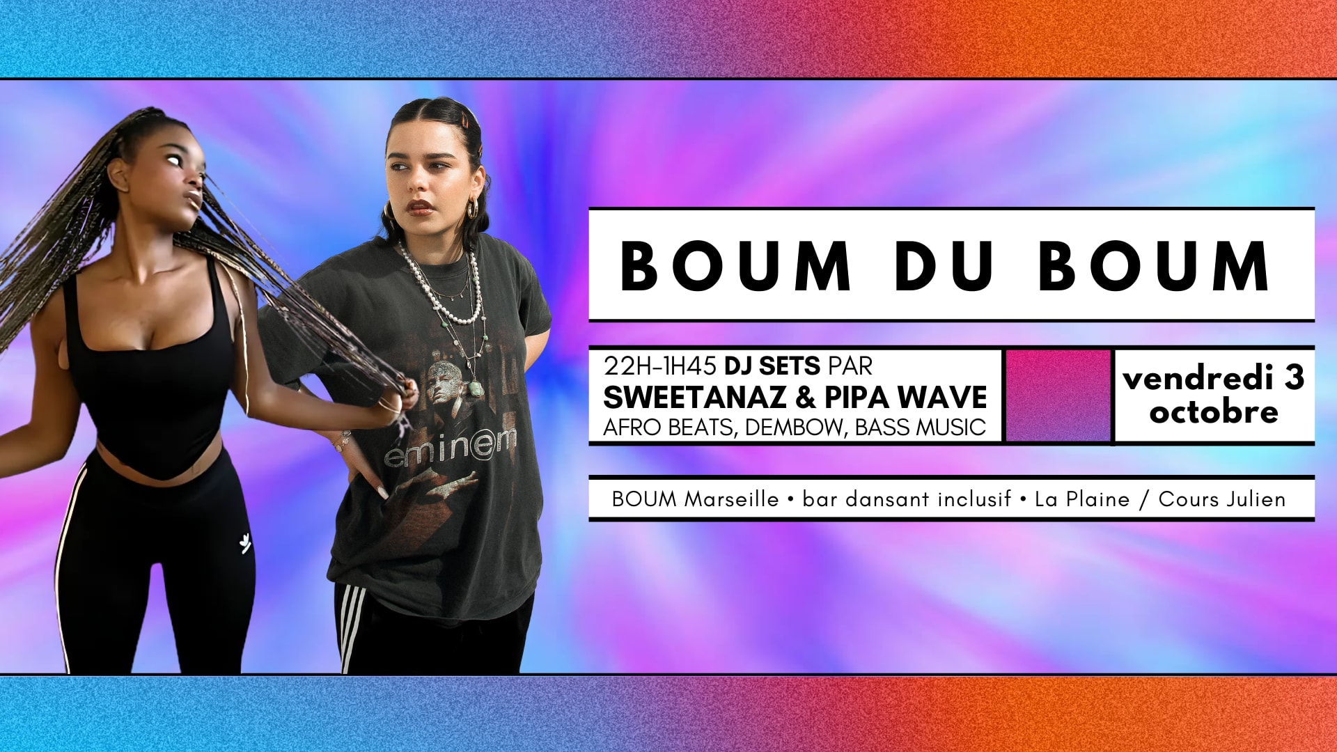 Boum Du Boum - Dj Sets Par Sweetanaz & Pipa Wave