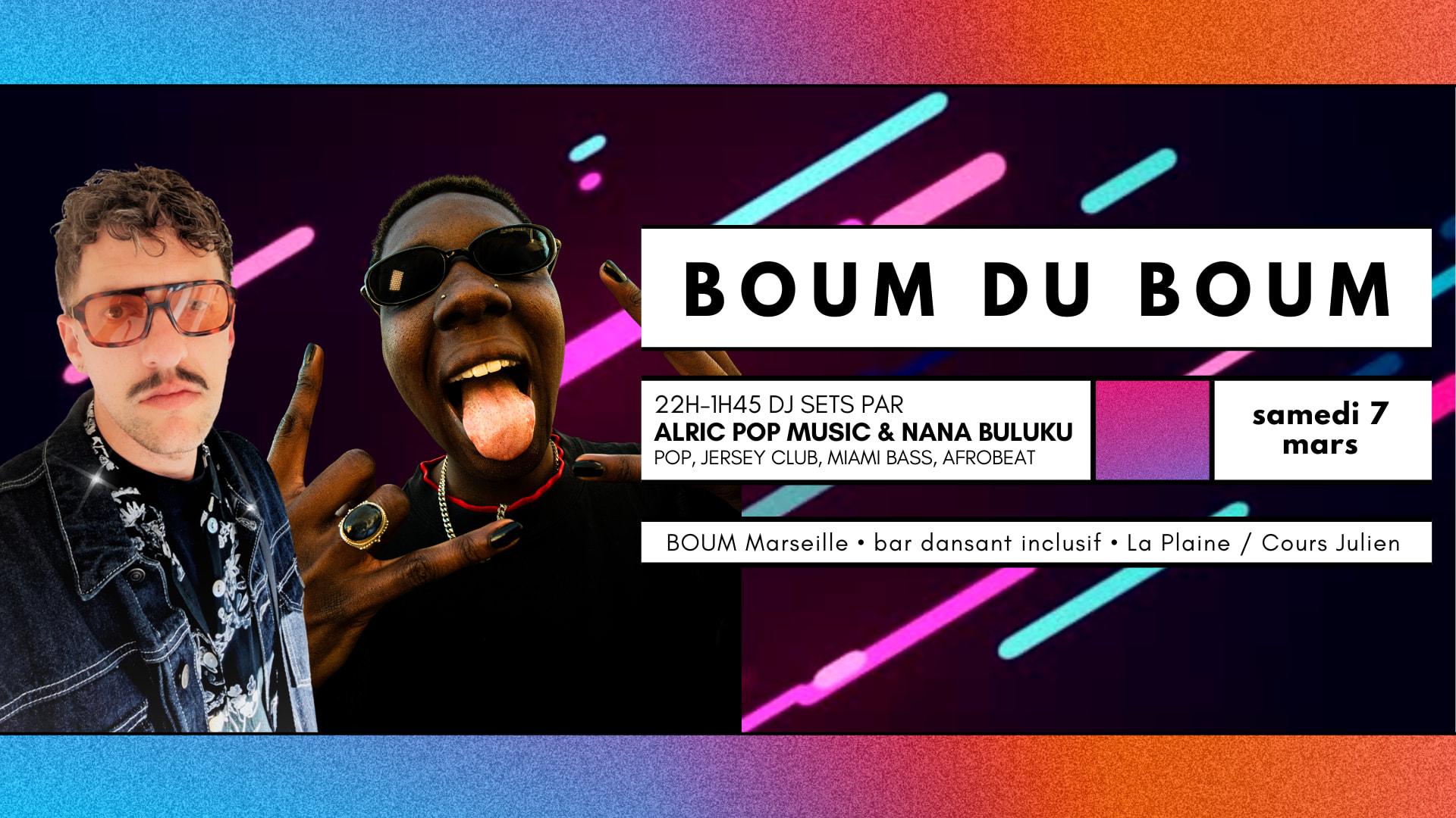 Boum Du Boum - Dj Sets By Alric Pop Music & Nana Buluku