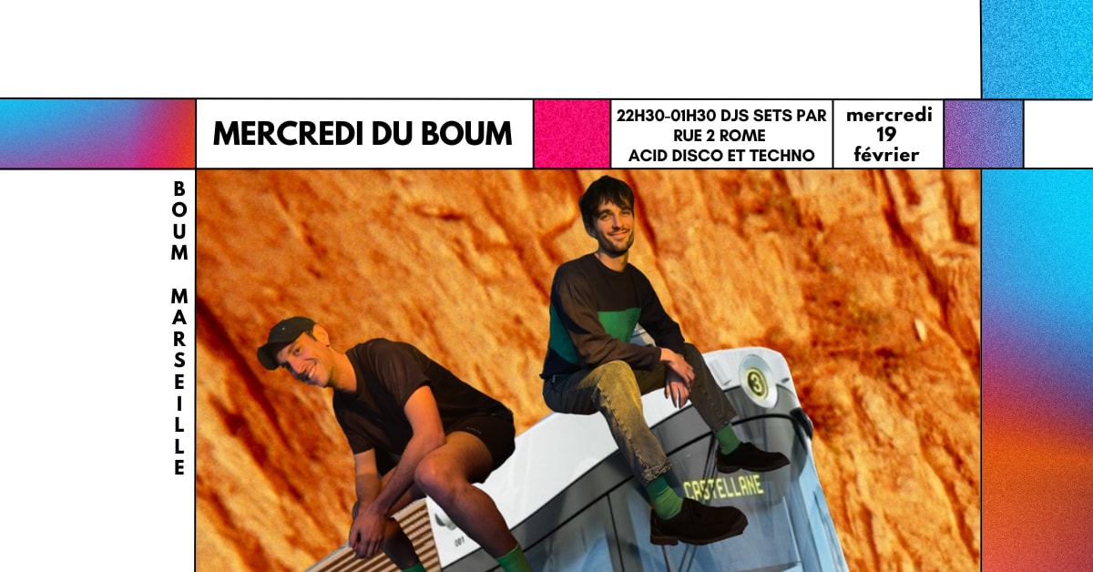 Mercredi Du Boum : Rue2rome Acid Disco Et Techno