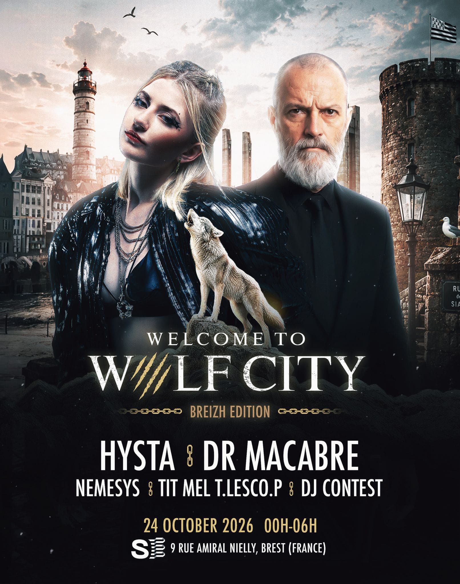 Wolf City Bzh Edition | Hysta, Dr.Macabre, Nemesys, Tit Mel