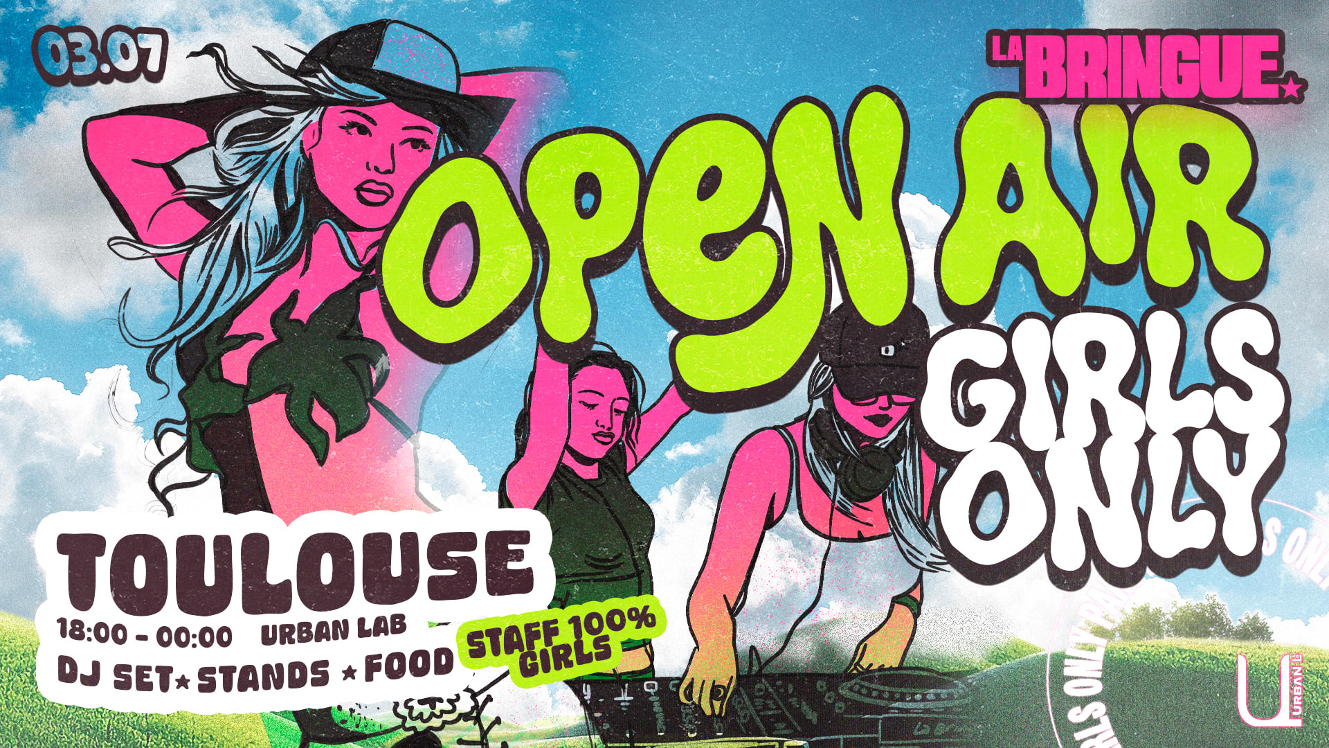 La Bringue - Open Air Girls Only - Toulouse