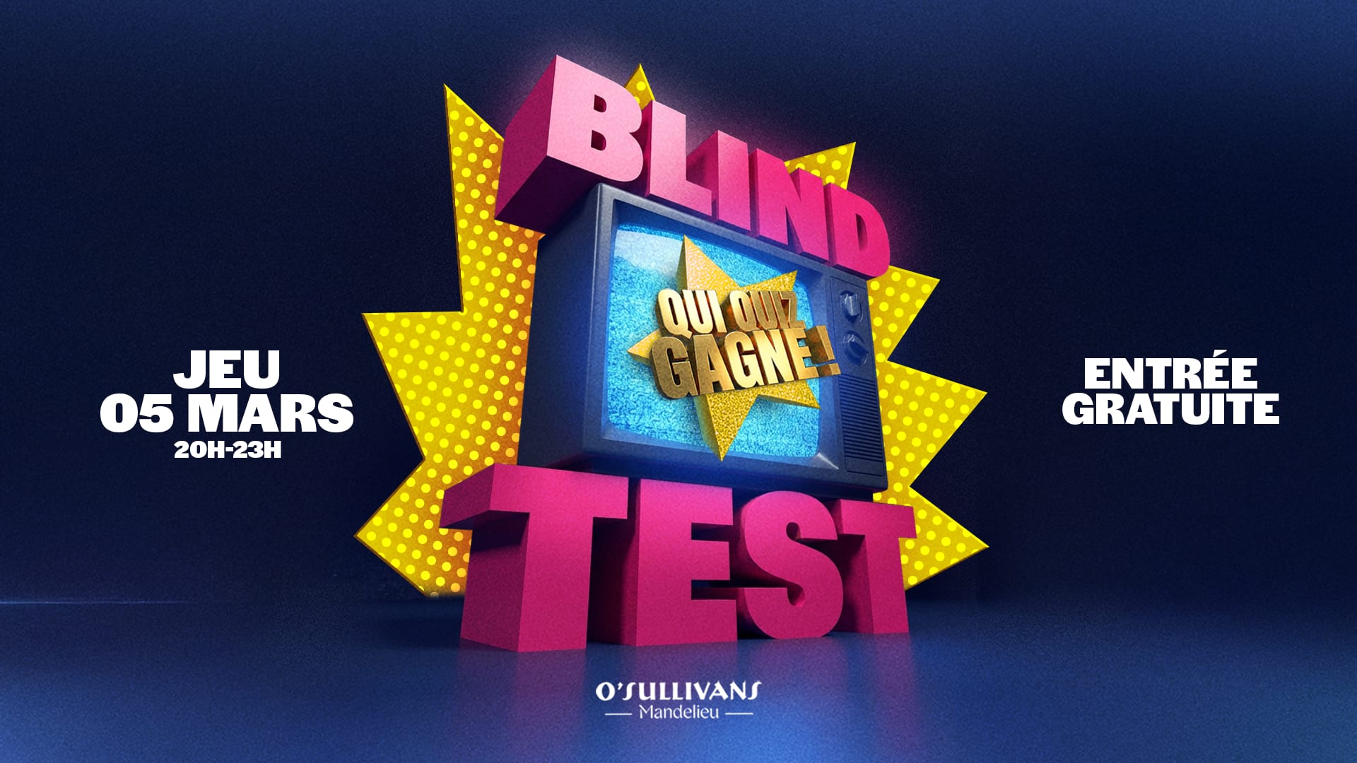 Blind Test - Quiz-O'sullivans Mandelieu
