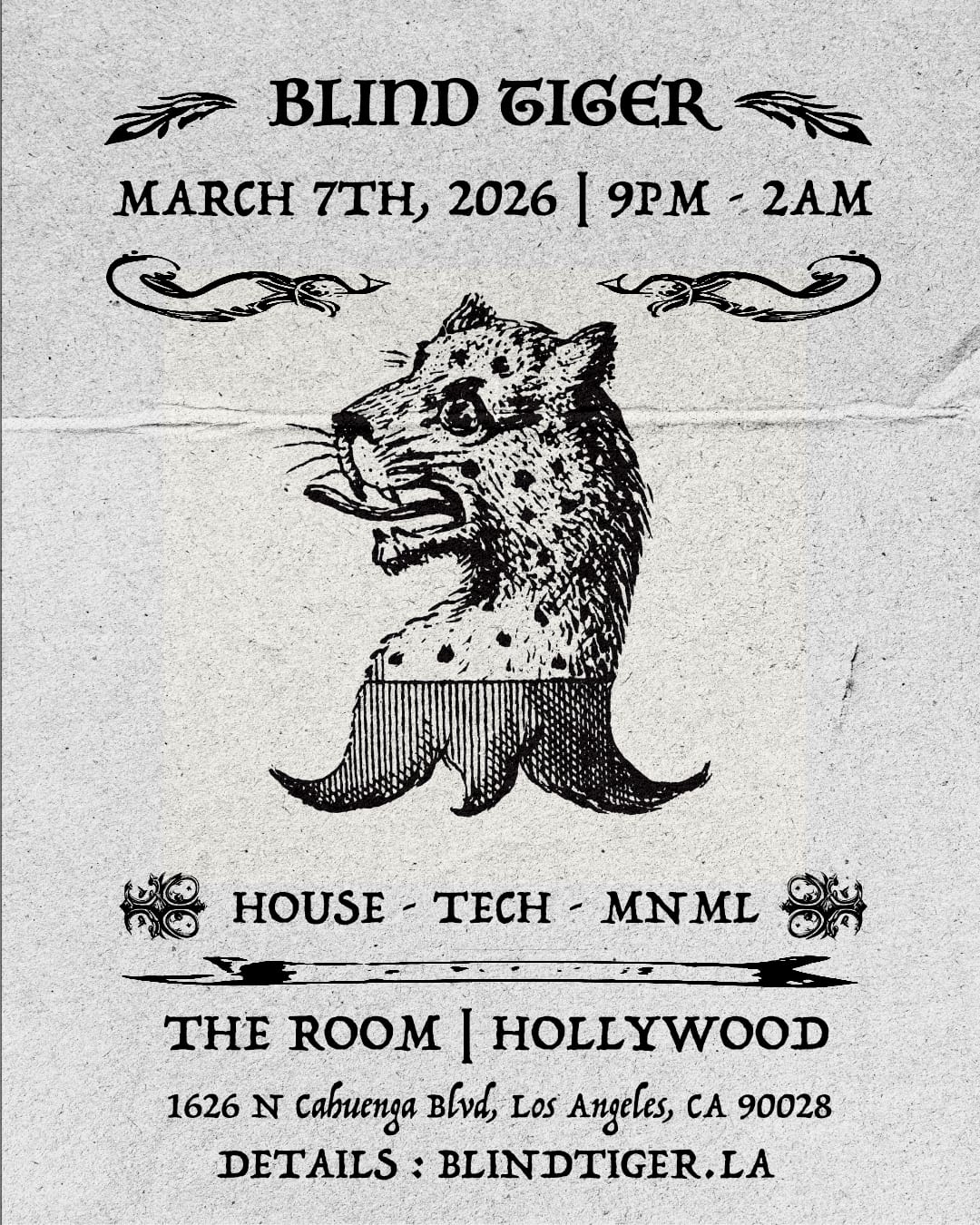 Blind Tiger At The Room