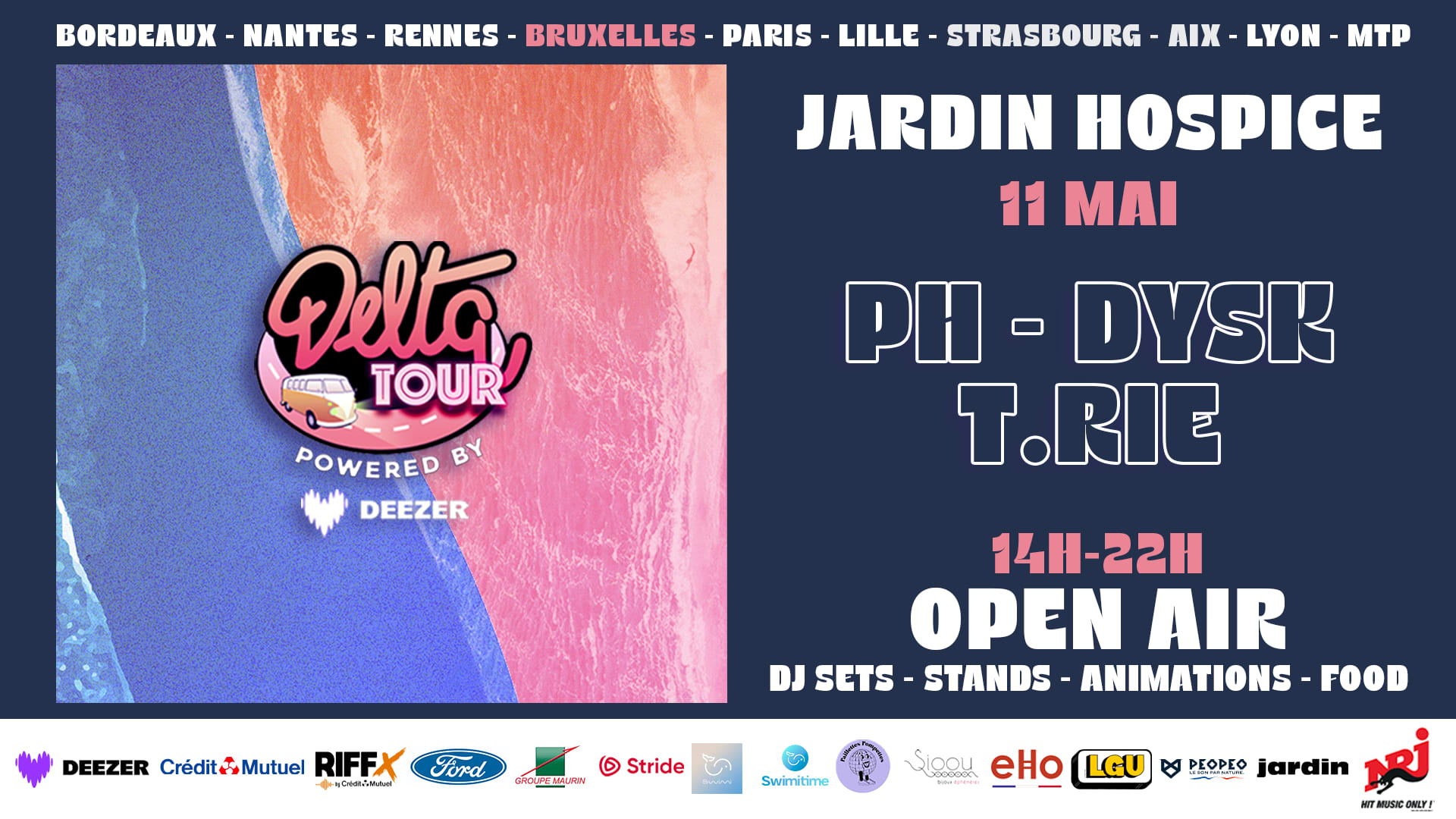 Open Air : Delta Tour X Jardin Hospice - Bruxelles