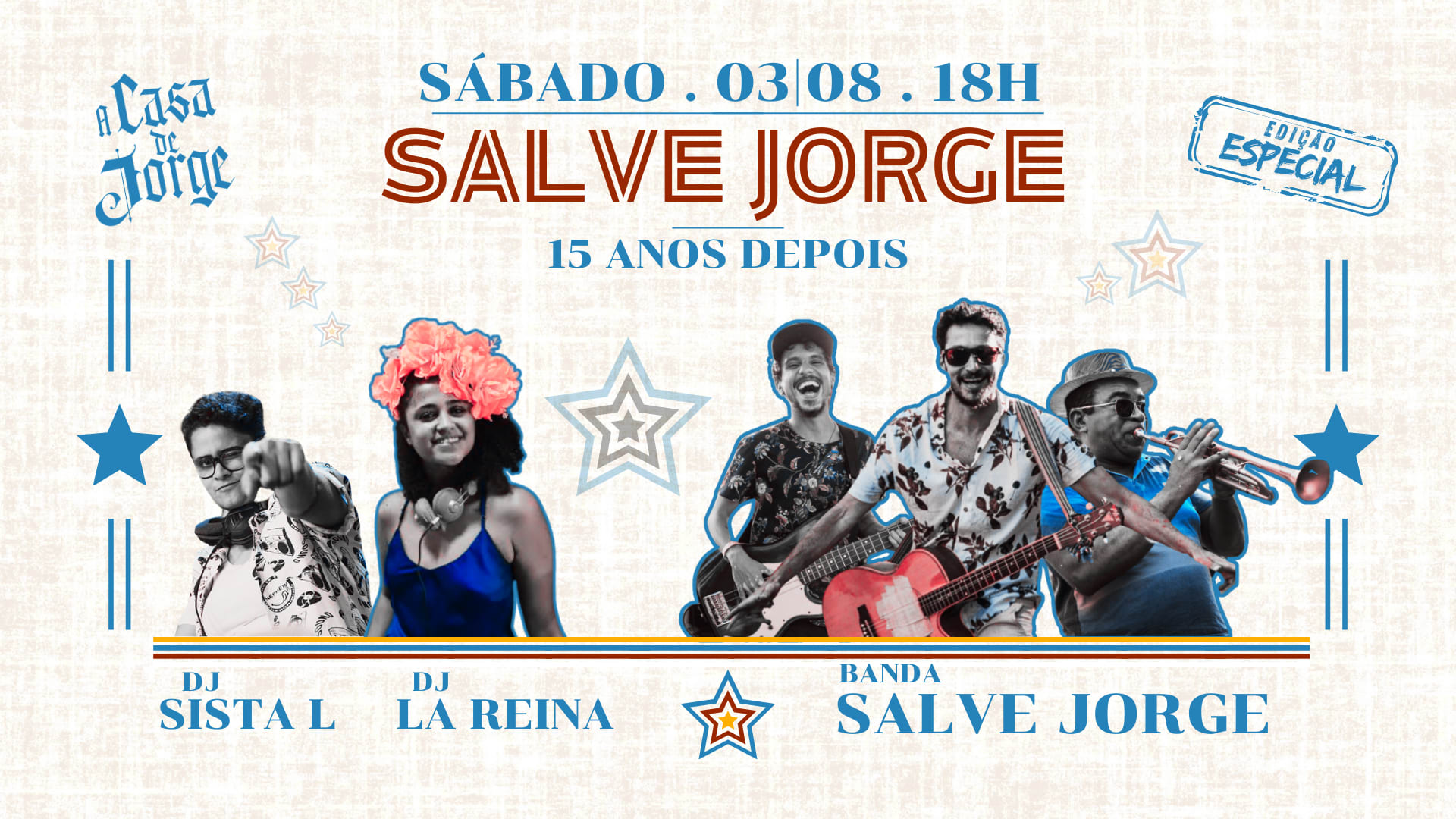 Salve Jorge 15 Anos Depois