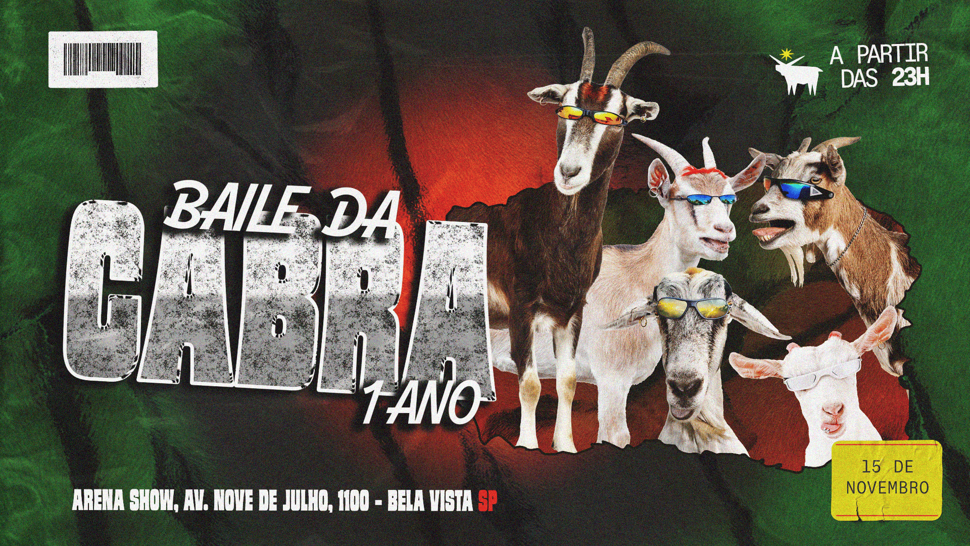 Baile Da Cabra Sp 1 Ano | 15/11 | Arena Show