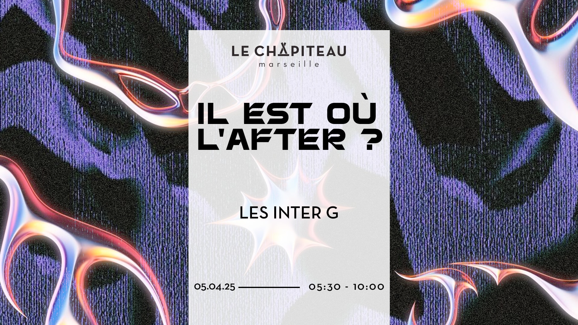 Il Est Ou L'after ? W/Les Inter G