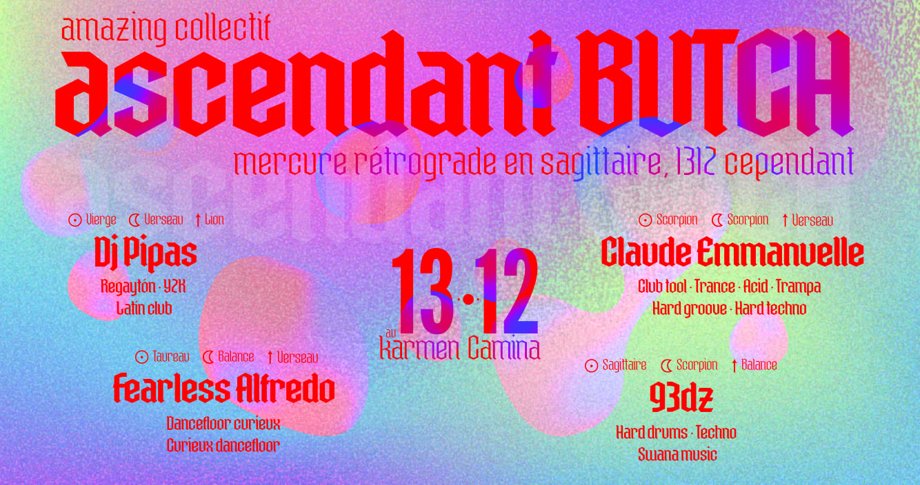 Ascendant Butch [Dj Pipas, Claude Emmanuelle, 93dz &+]