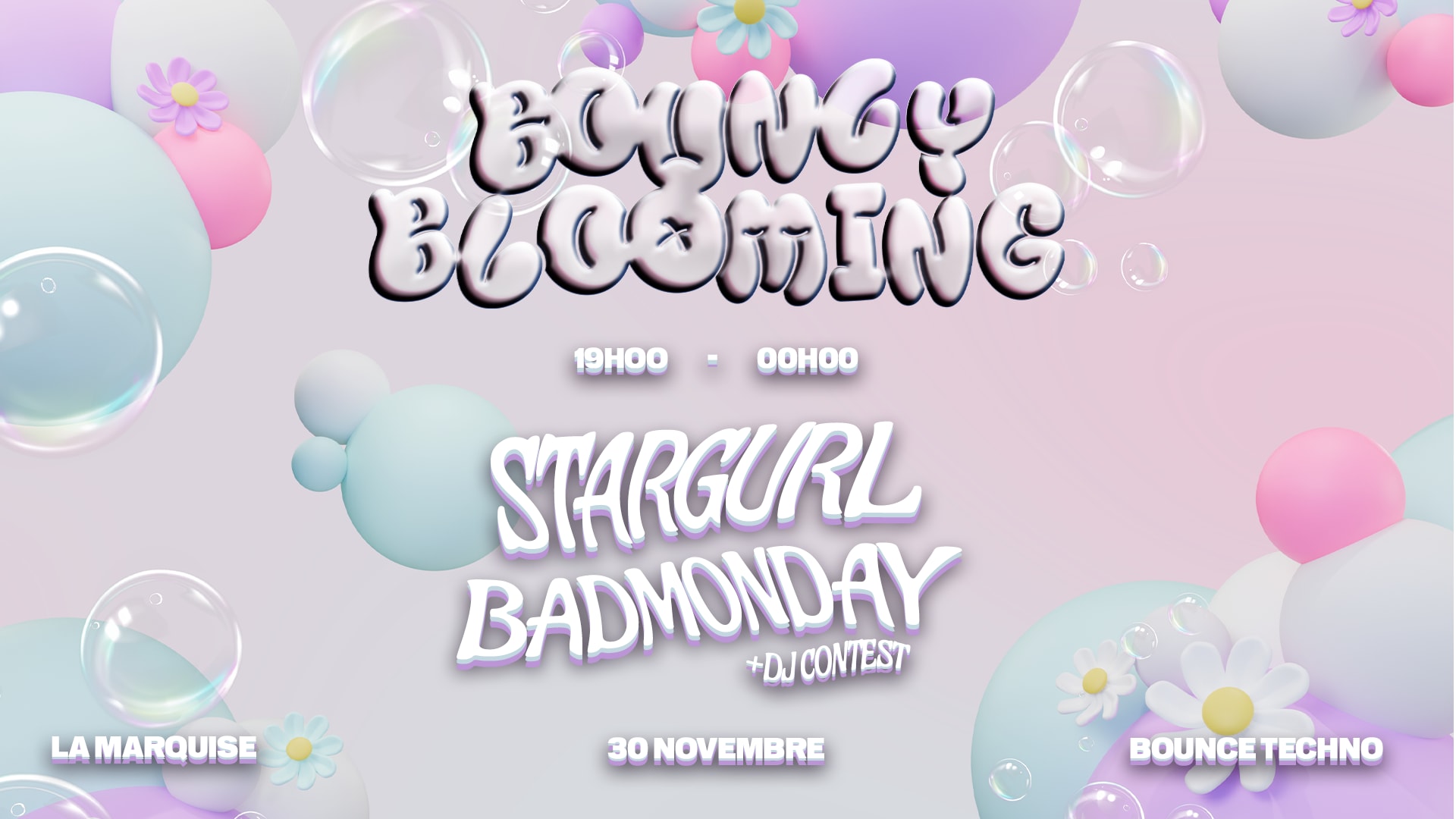 Bouncy Blooming #3  - Stargurl - Badmonday - Dj Contest