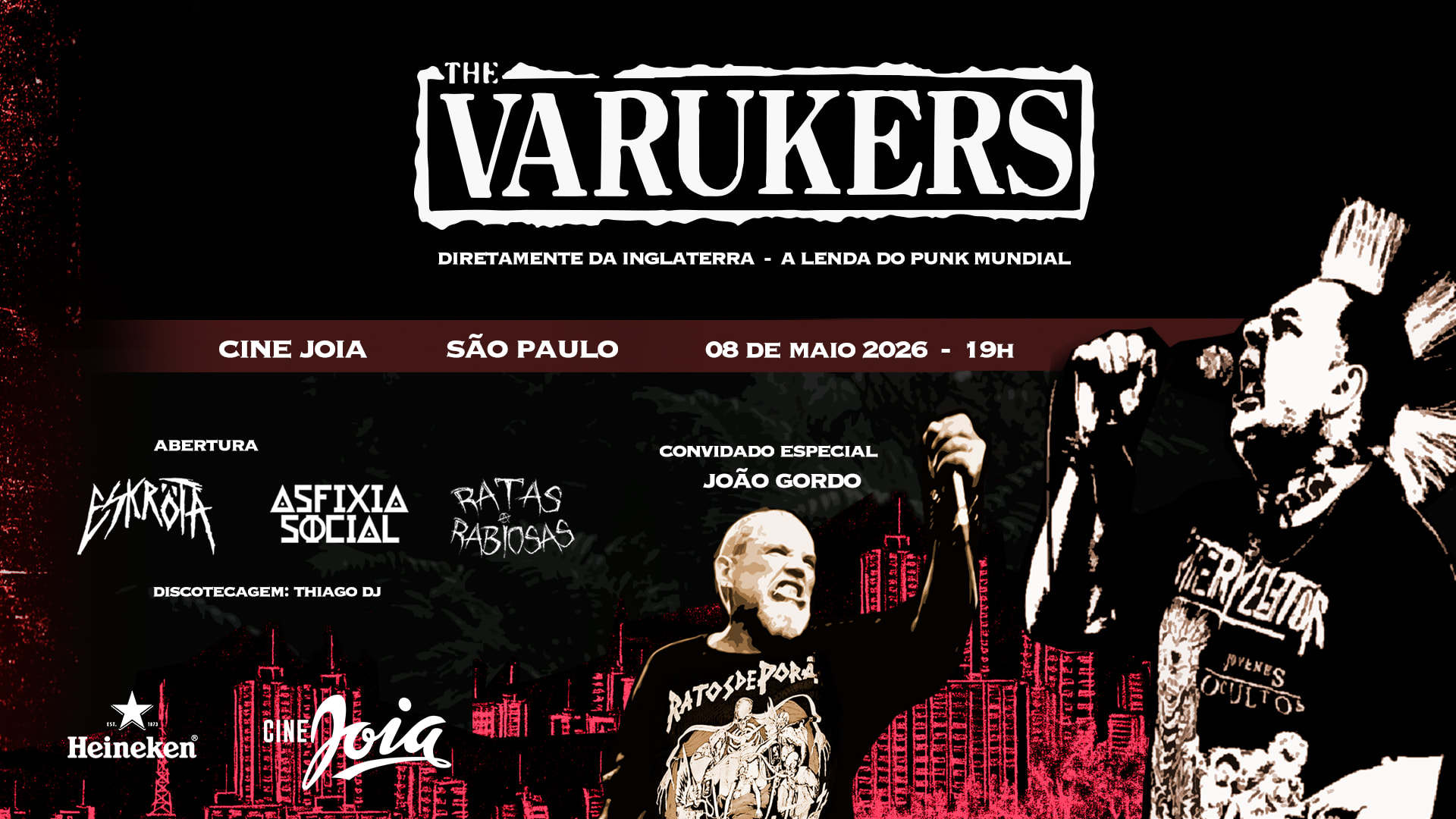 The Varukers No Cine Joia