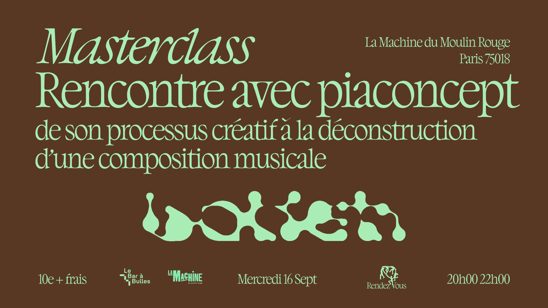 Masterclass Production Musicale : Rencontre Avec Piaconcept