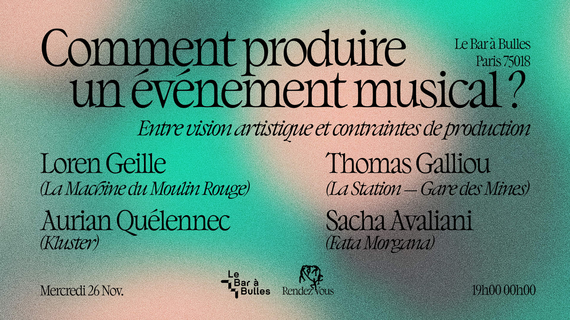 Comment Produire Un Événement Musical ?