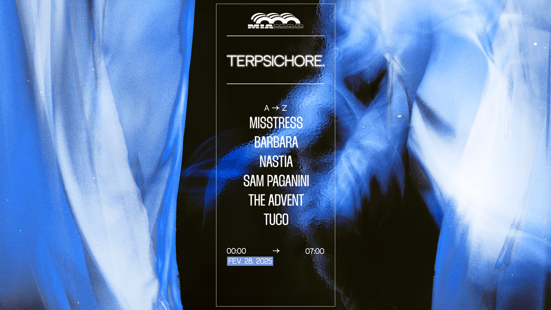 Terpsichore : Sam Paganini, Misstress Barbara, Nastia & More