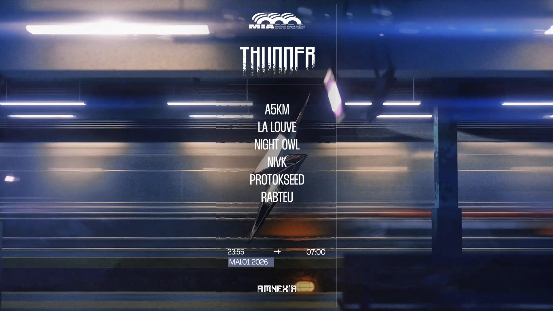 Thunder : A5km, Protokseed, Nivk, Rabteu, Night Owl & More