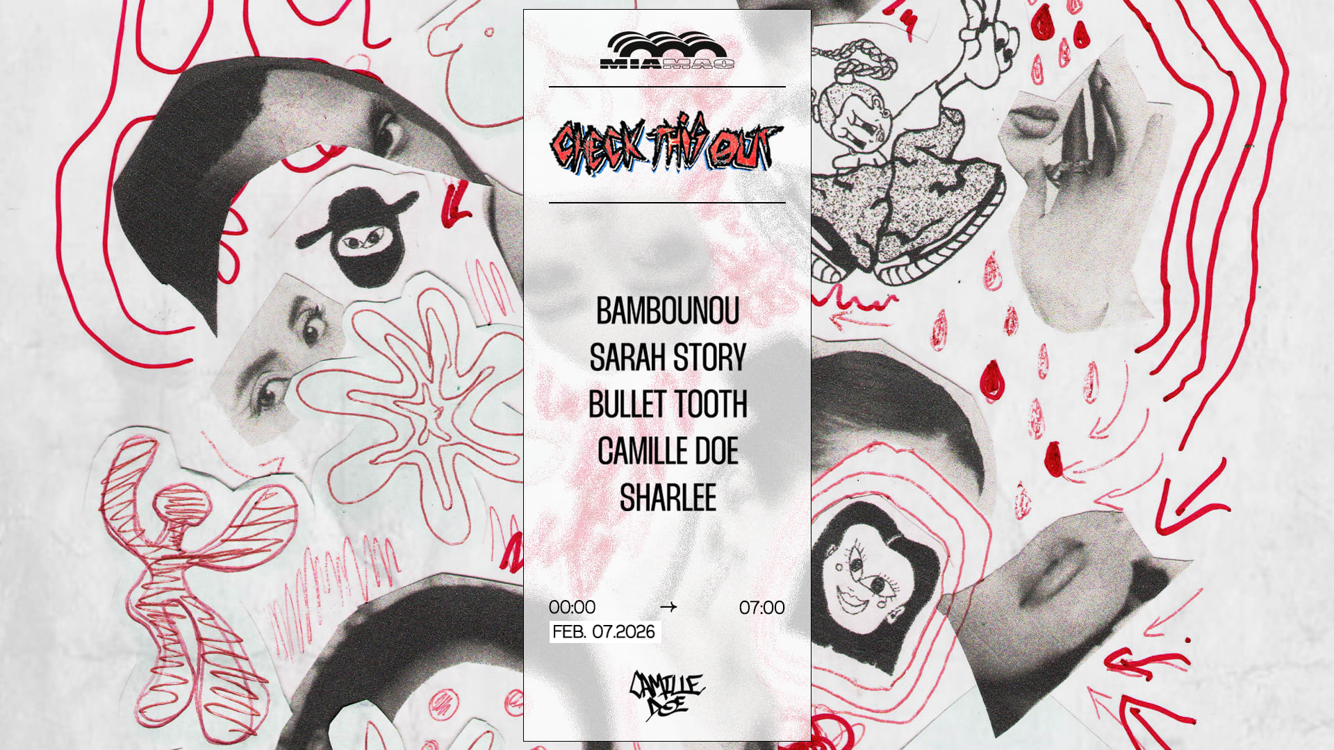 Check This Out : Camille Doe, Bambounou, Bullet Tooth &More