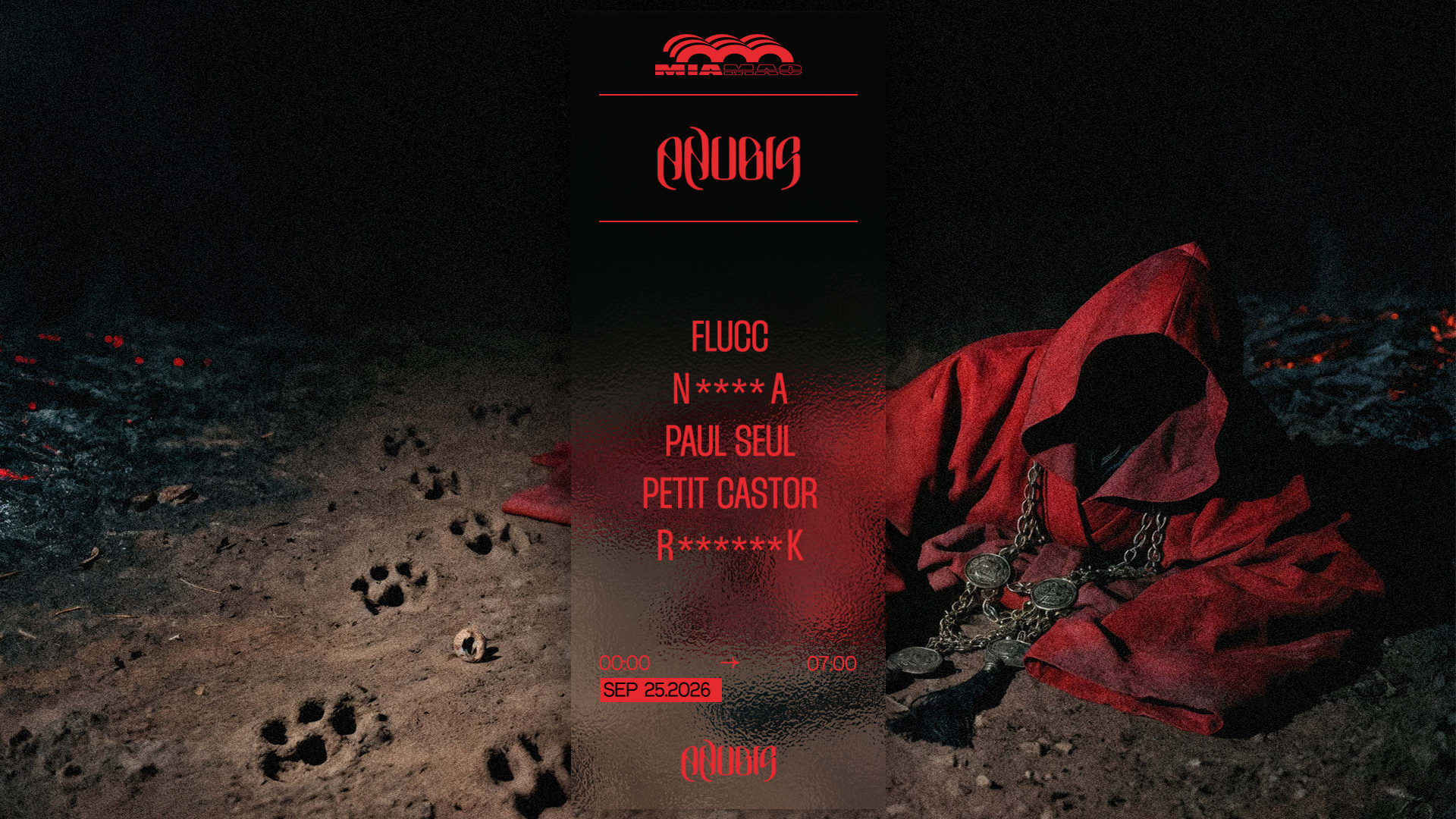 Anubis : Paul Seul, Flucc, & More Secret Guests