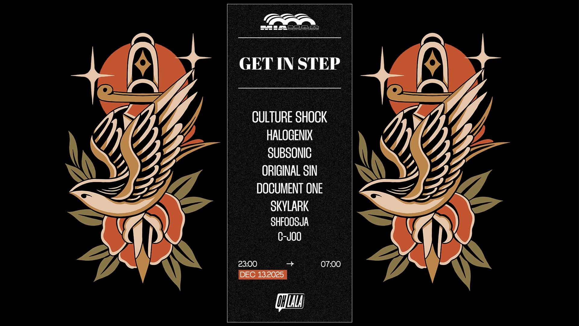 Get In Step W/ Culture Shock, Halogenix, Subsonic & More