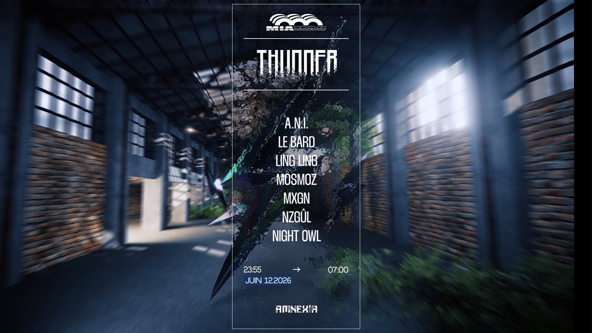 Thunder : A.N.I., Le Bard, Ling Ling, Mxgn, Nzgul & More