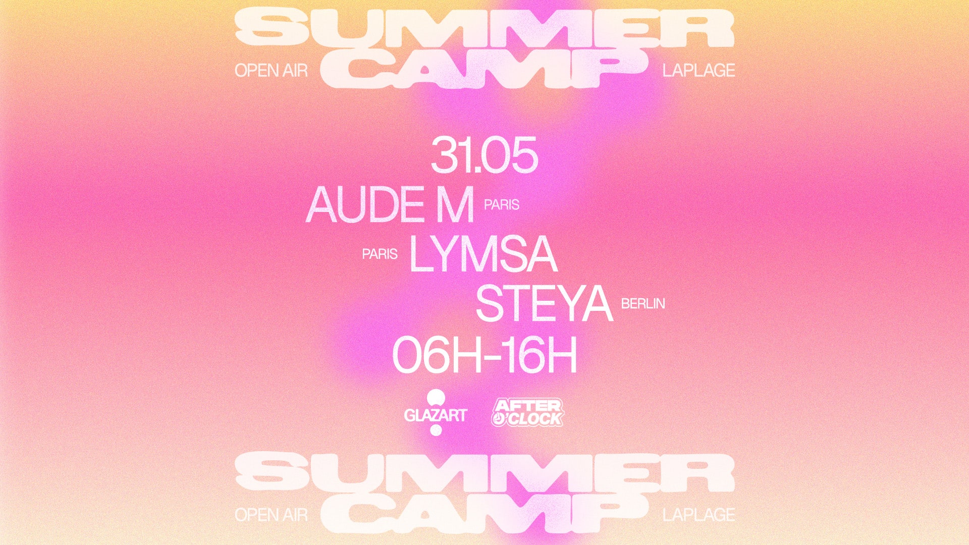 After O'clock X La Plage Open Air : Steya, Lymsa, Aude M