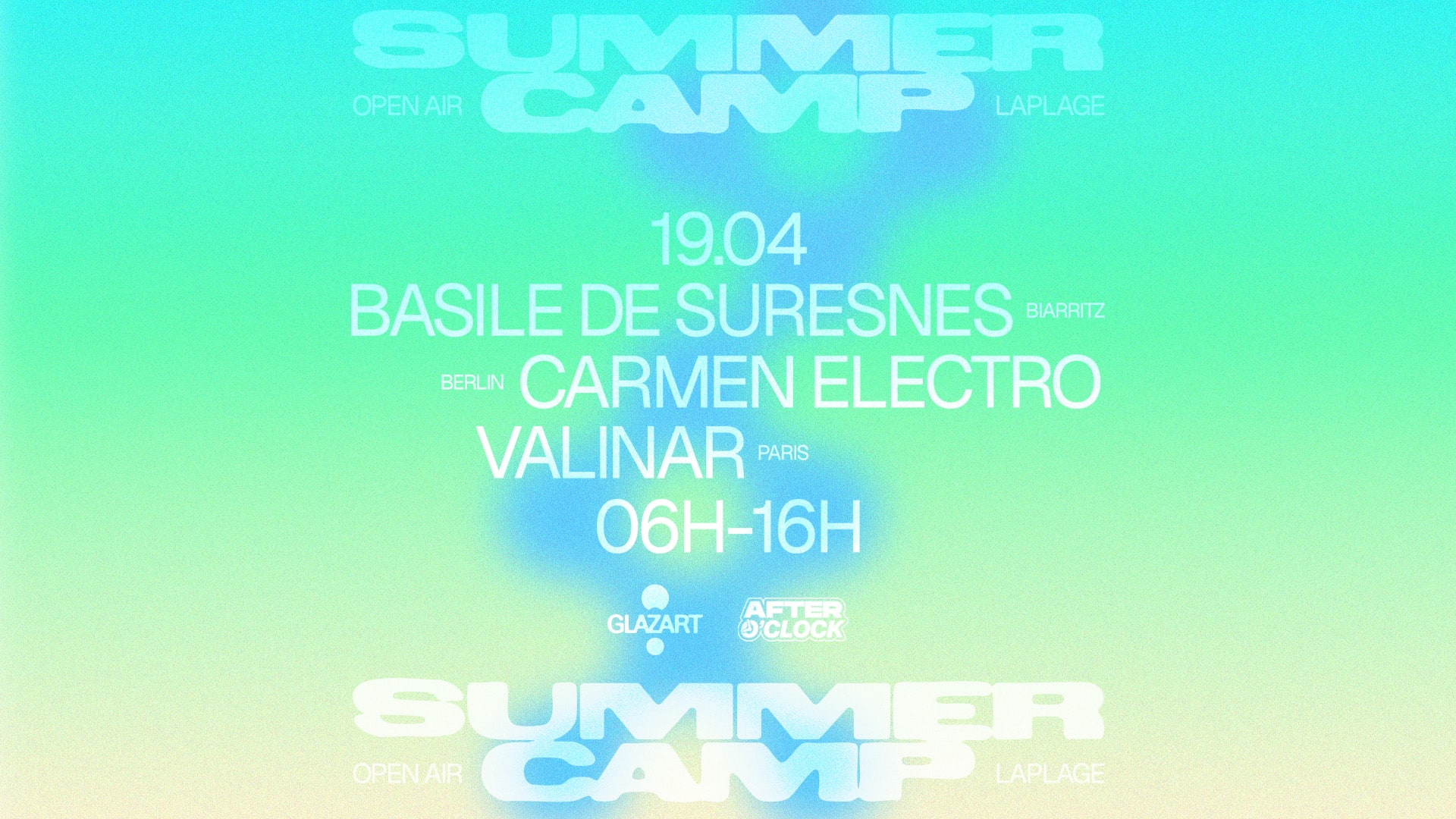 After O'clock X La Plage Open Air : Carmen Electro & More