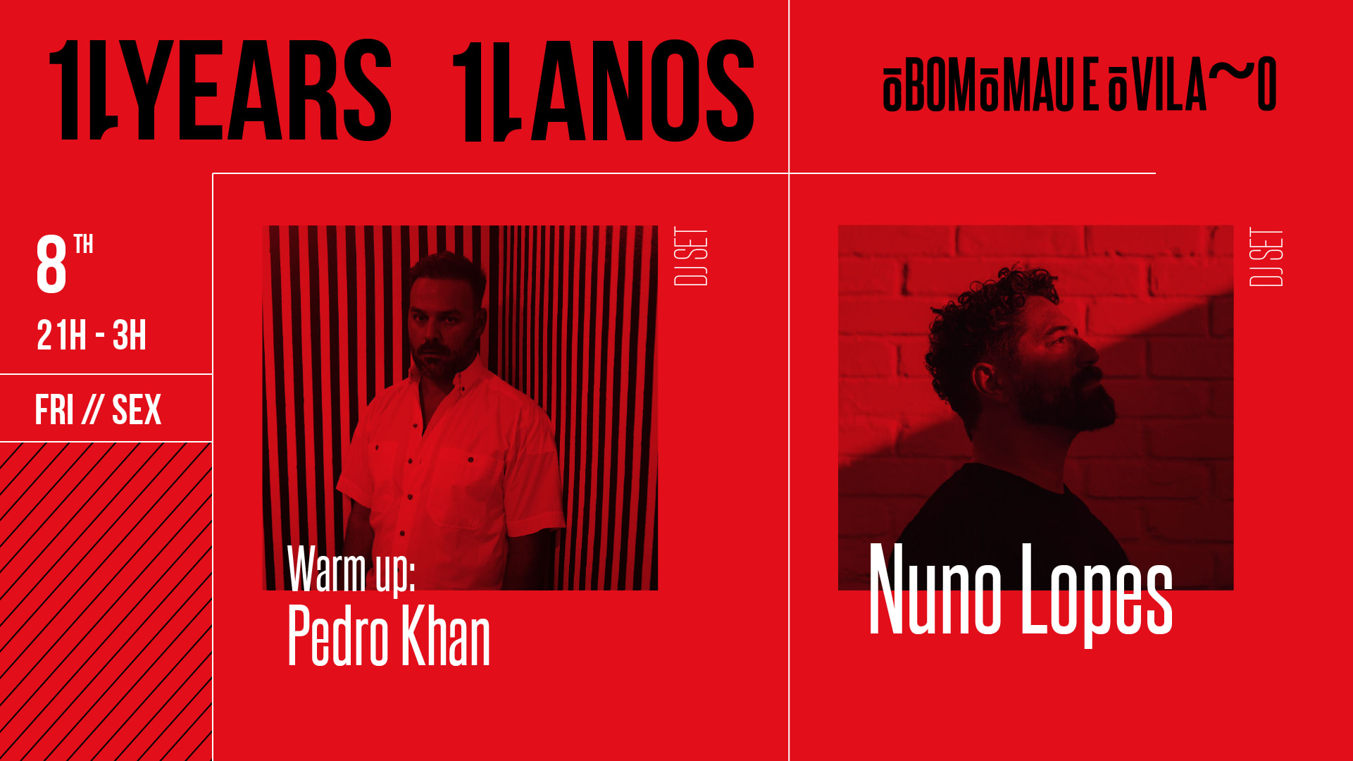 11° Aniversário O Bom O Mau E O Vilão | 08.11