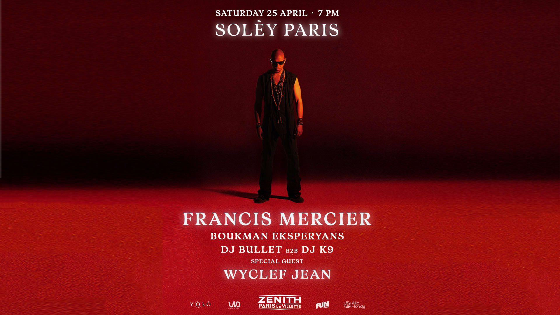 Francis Mercier Presents Solèy — Zénith Paris - La Villette