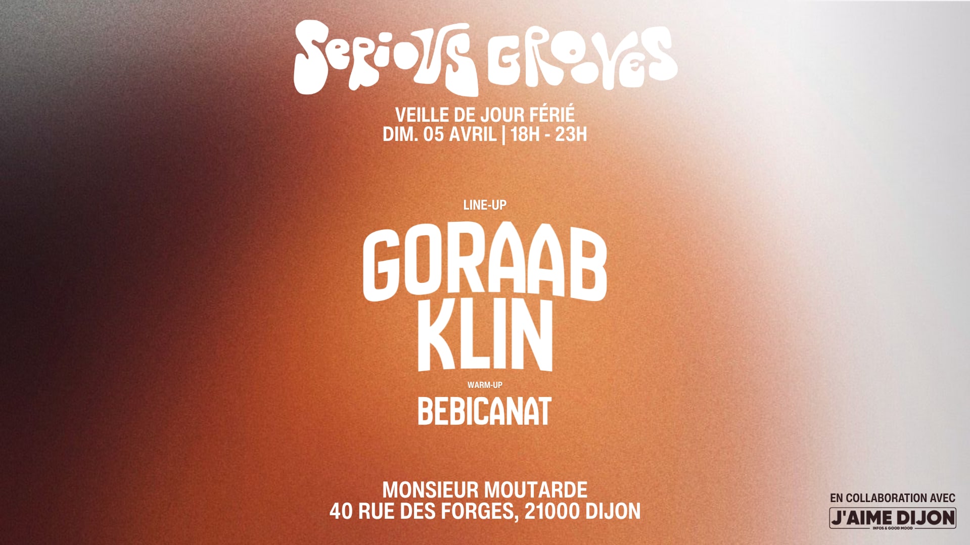 Serious Grooves | Monsieur Moutarde - Goraab X Klin