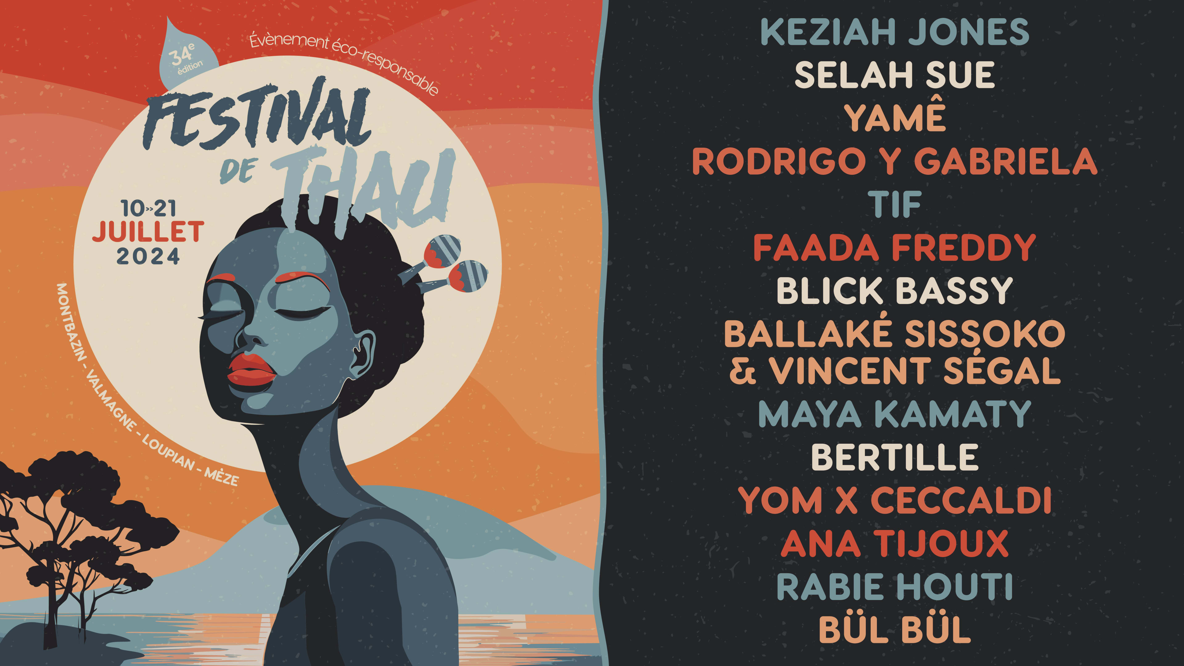 Festival De Thau 34éme : Maya Kamaty / Tif / Yamê