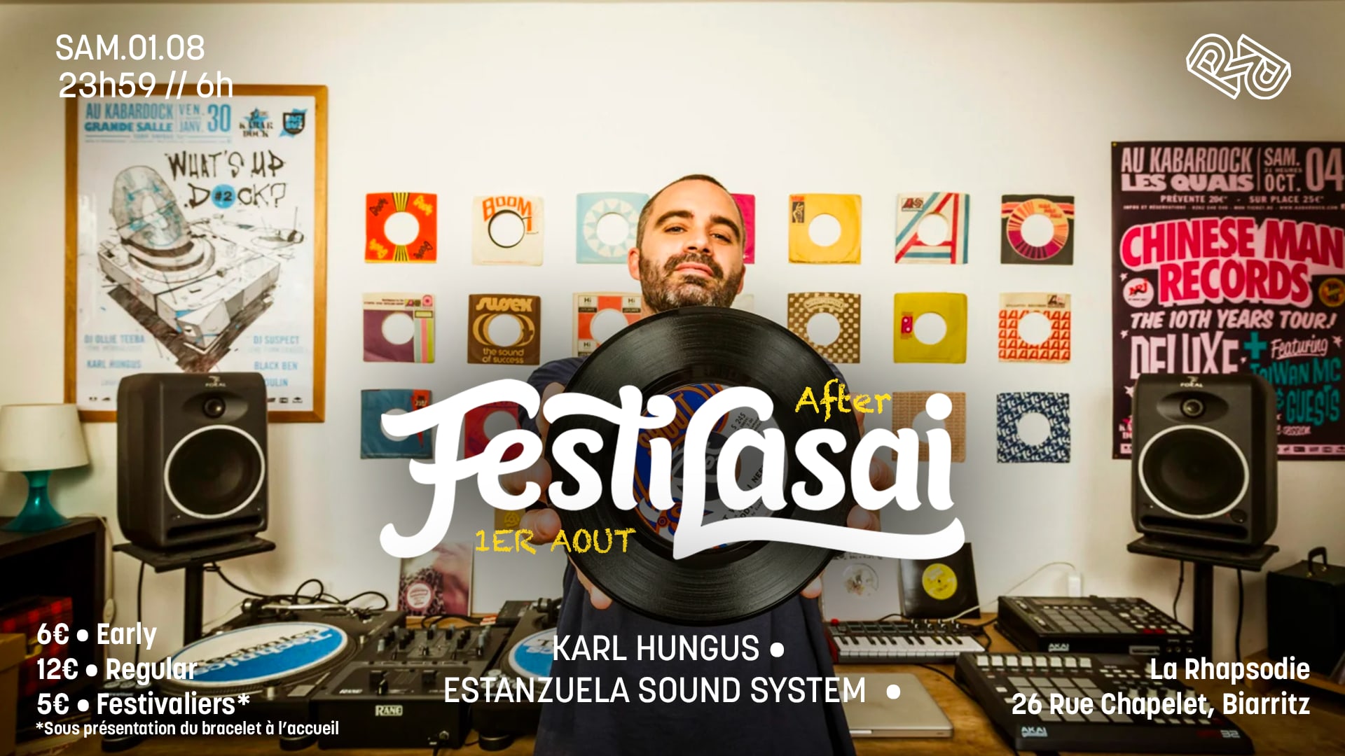 After Festilasai : Karl Hungus • Estanzuela Sound System