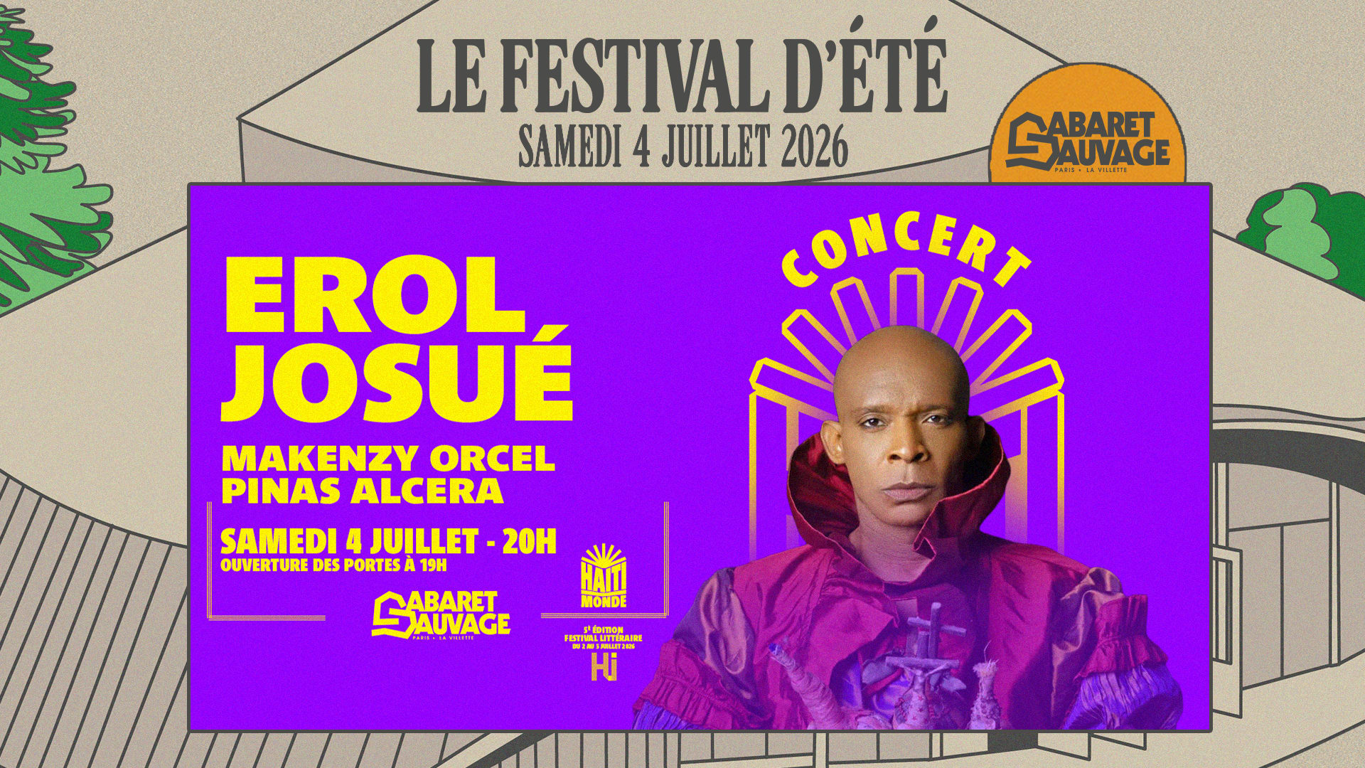 Erol Josué : Rituels & Paroles • Haïti Monde Au Cabaret