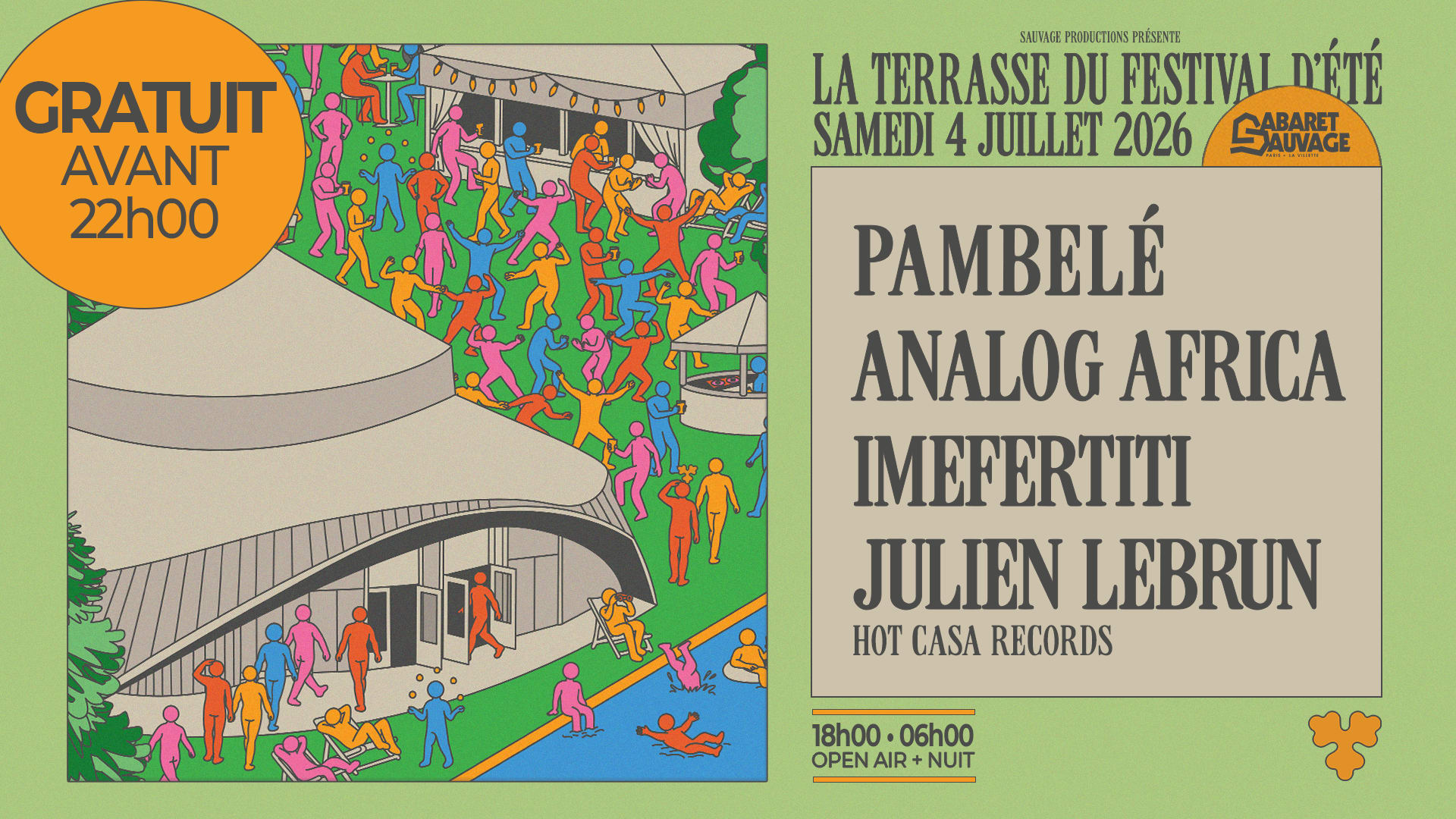 La Terrasse Du Festival D’Été • Pambelé I Analog Africa