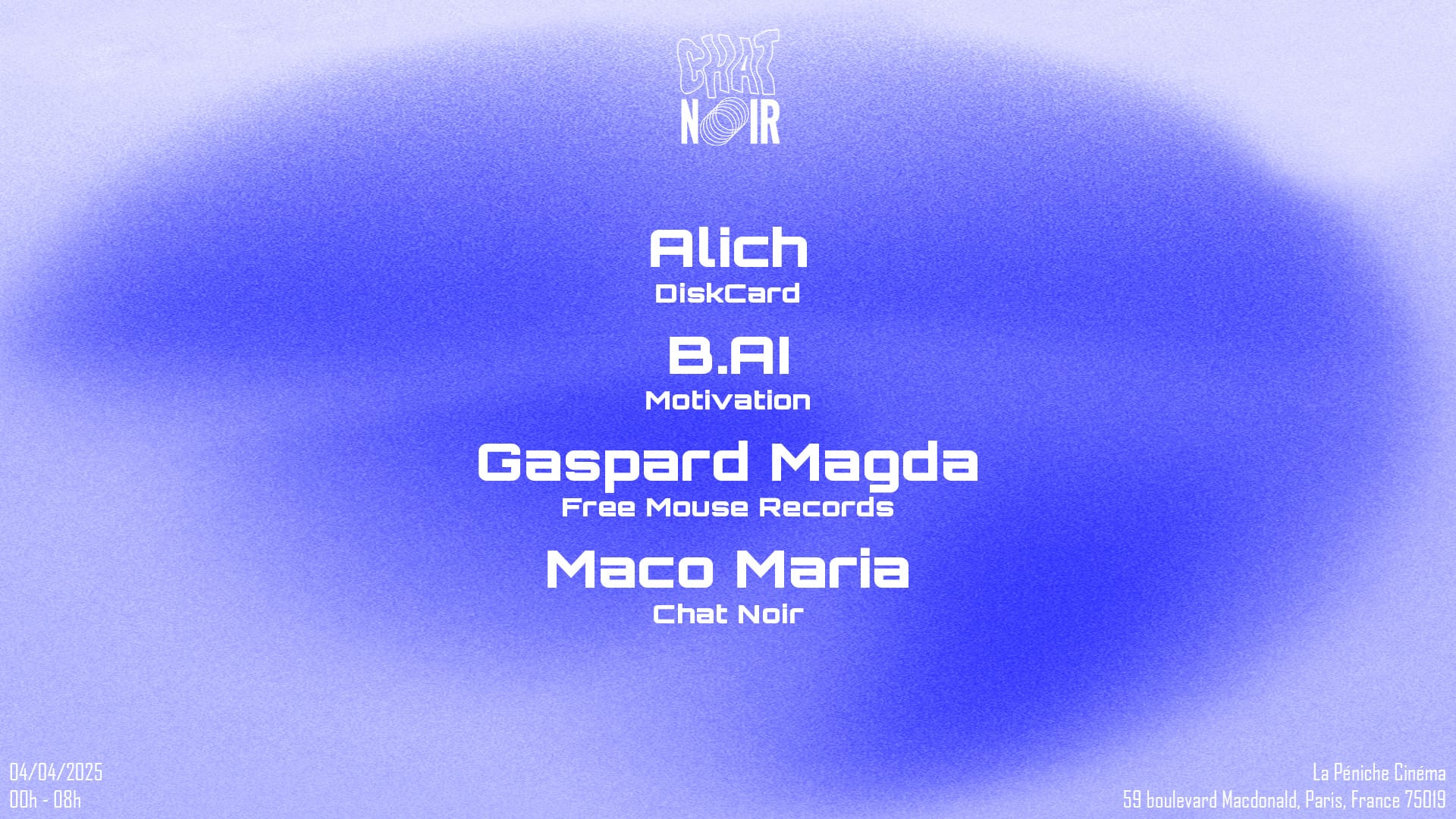 Chat Noir Invite Alich, B.Ai, Gaspard Magda, Maco Maria