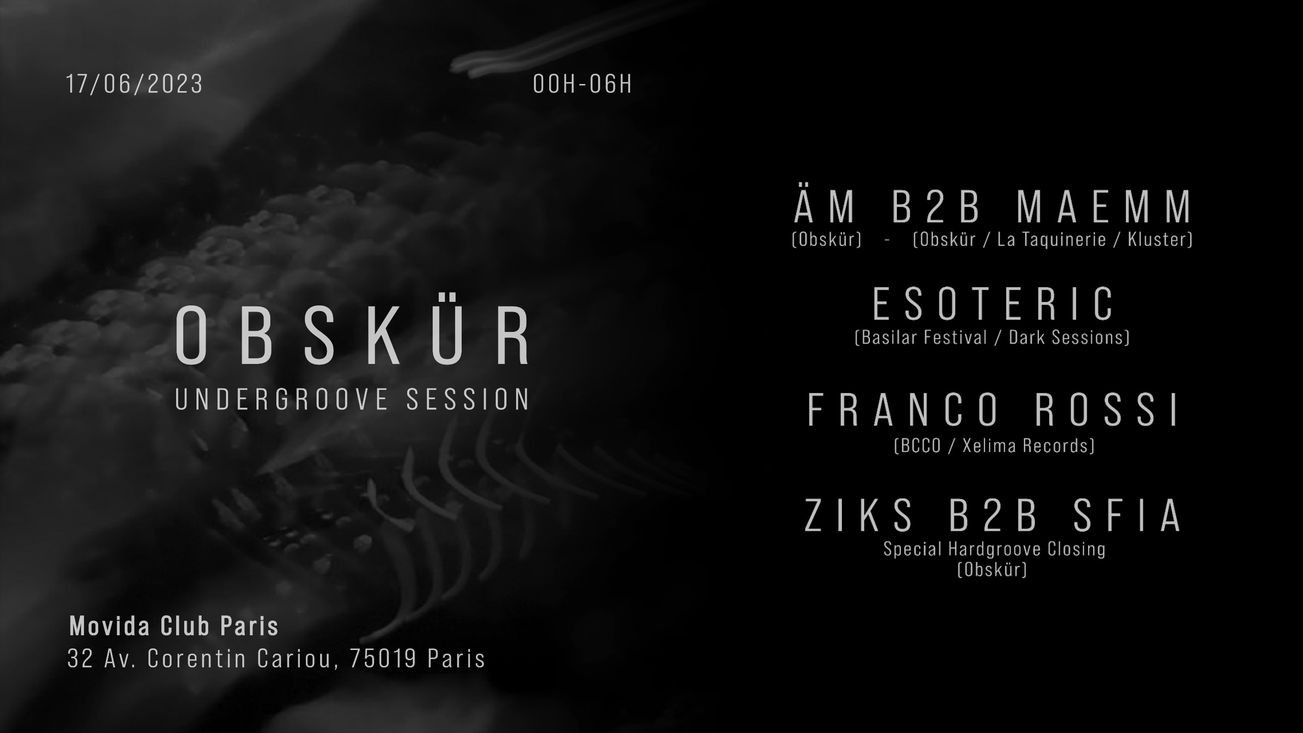 Obskür : Undergroove Session