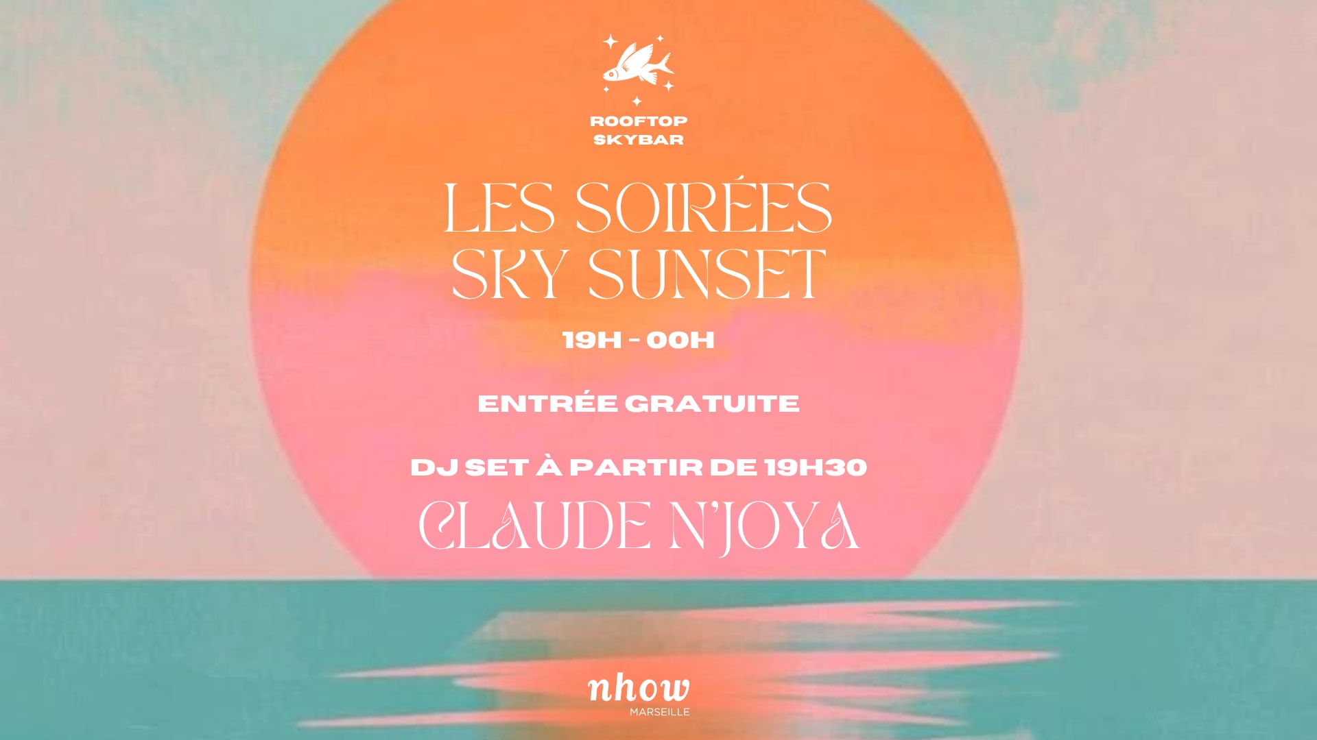 Les Sky Sunset I Rooftop Skybar I Dj Claude Njoya - 22.07