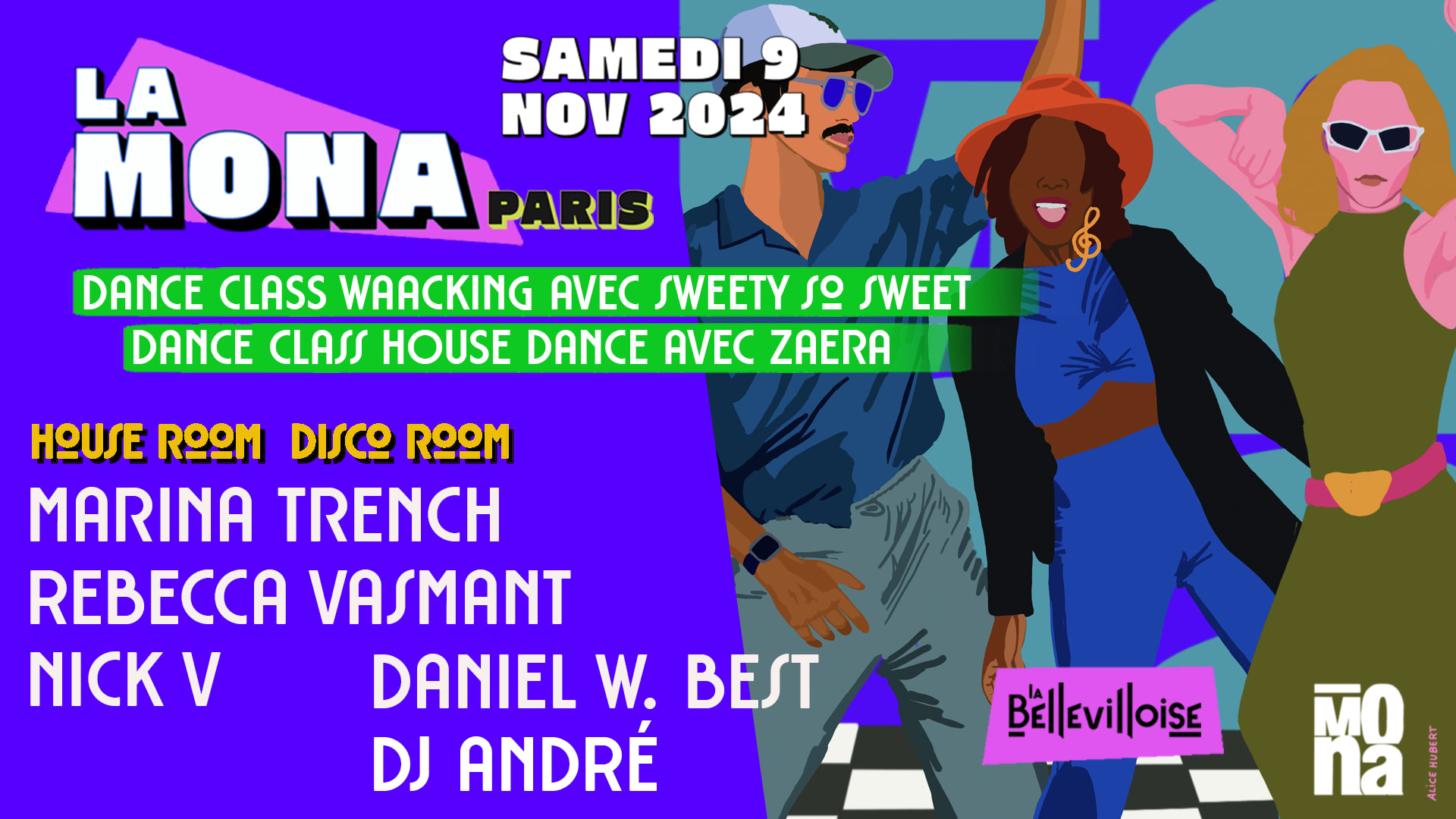 La Mona W/ Marina Trench, Rebecca Vasmant, Nick V ...