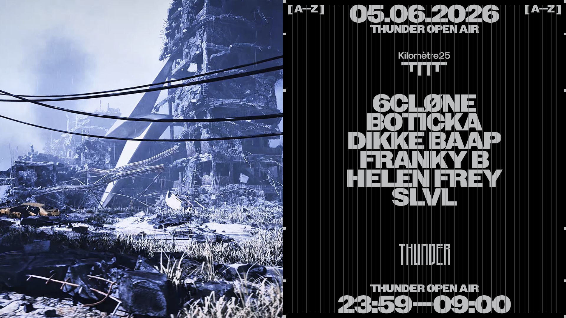Thunder : Slvl, Boticka, Dikke Baap, Franky B, Helen Frey