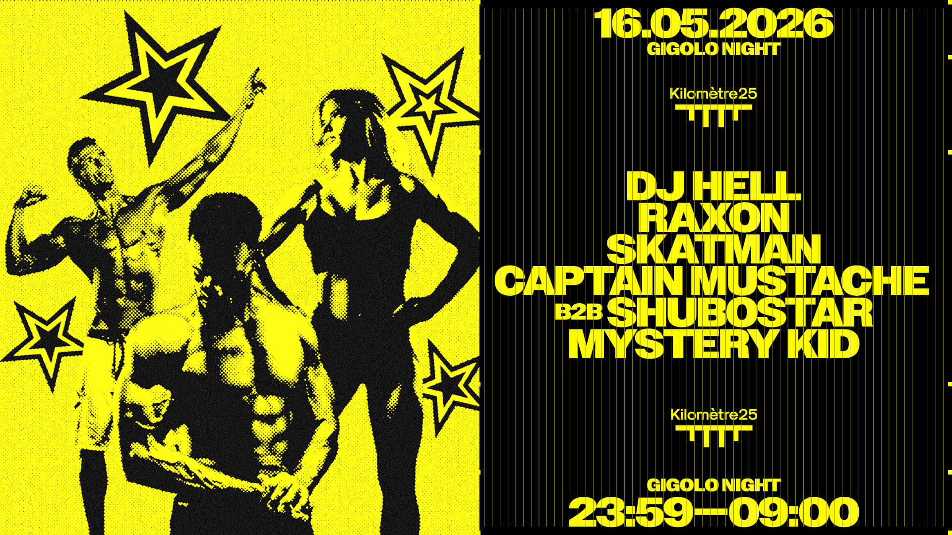Gigolo Night : Dj Hell, Raxon, Skatman, Captain Mustache
