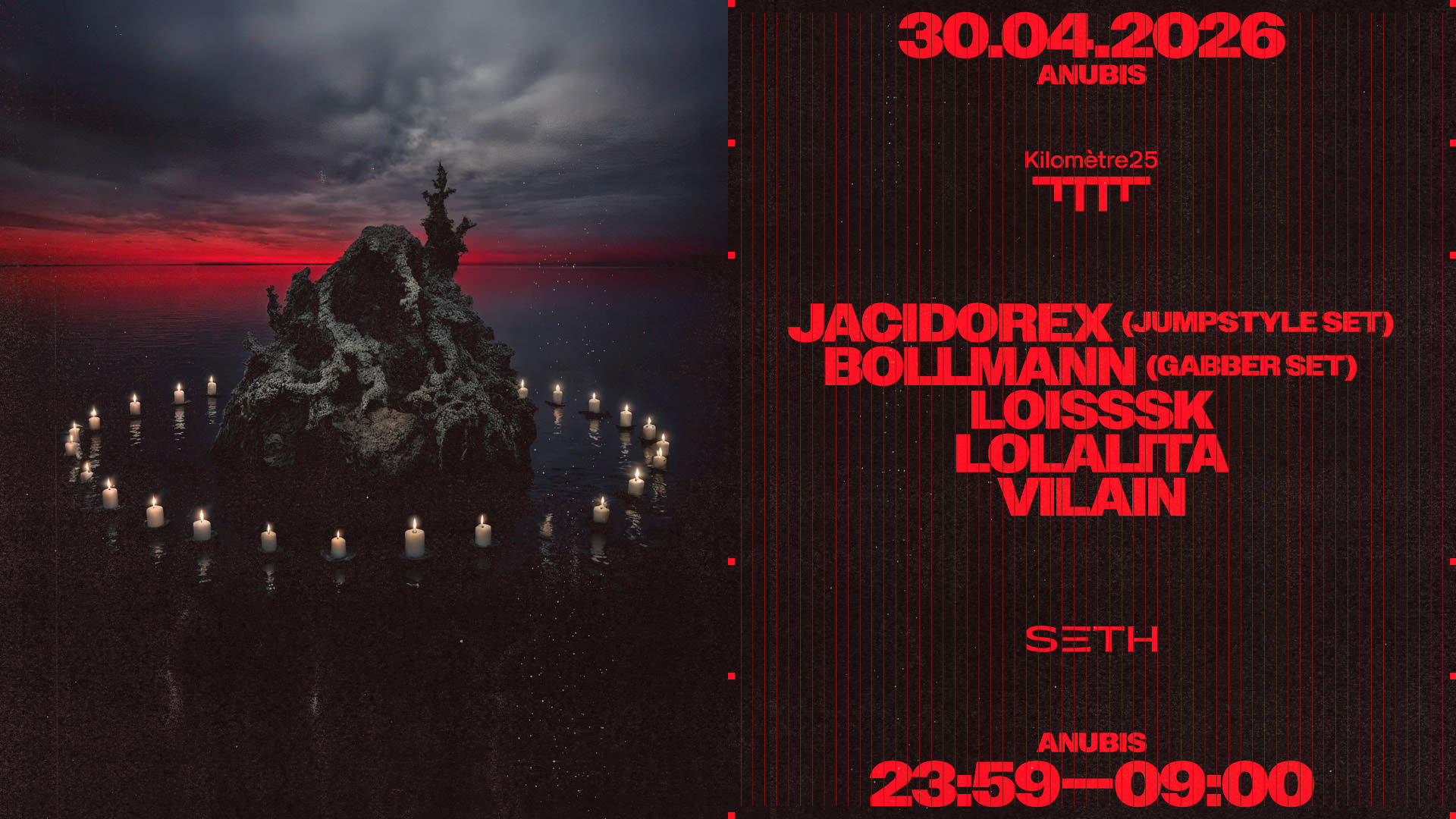 Seth Anubis : Jacidorex, Bollmann, Lolalita, Vilain