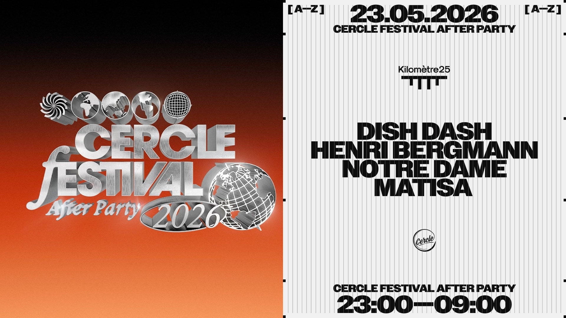 Cercle Festival • Saturday After Party • Kilometre25