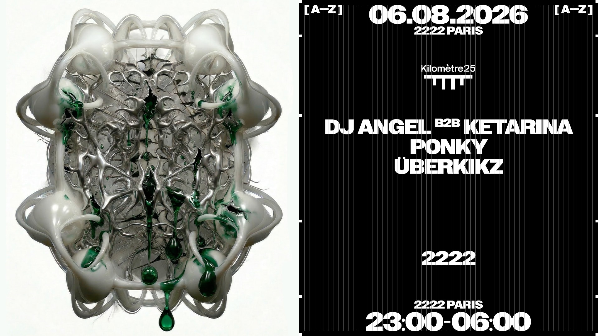 2222 /// Überkikz, Dj Angel B2b Ketarina, Pônky