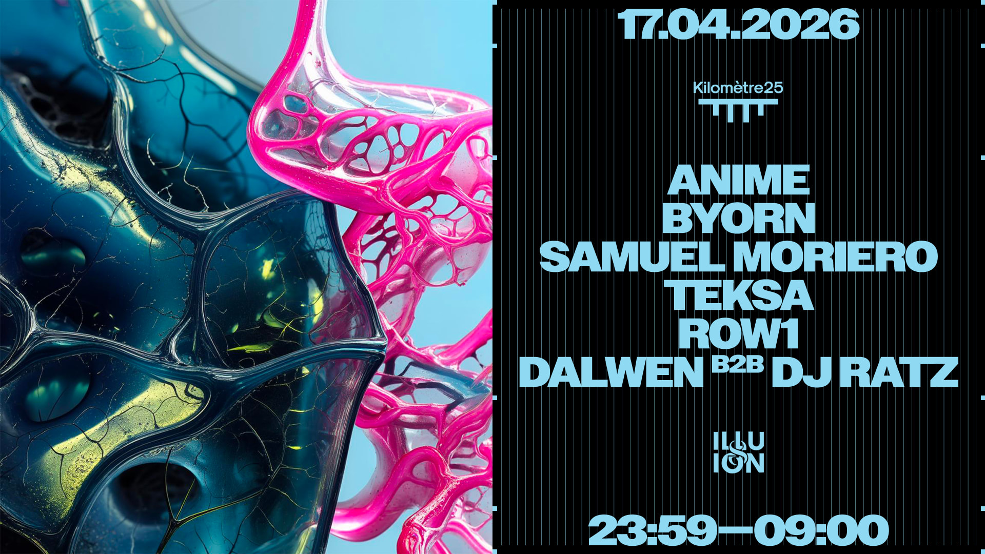 Illusion :Teksa, Samuel Moriero, Anime, Row1 & Byorn