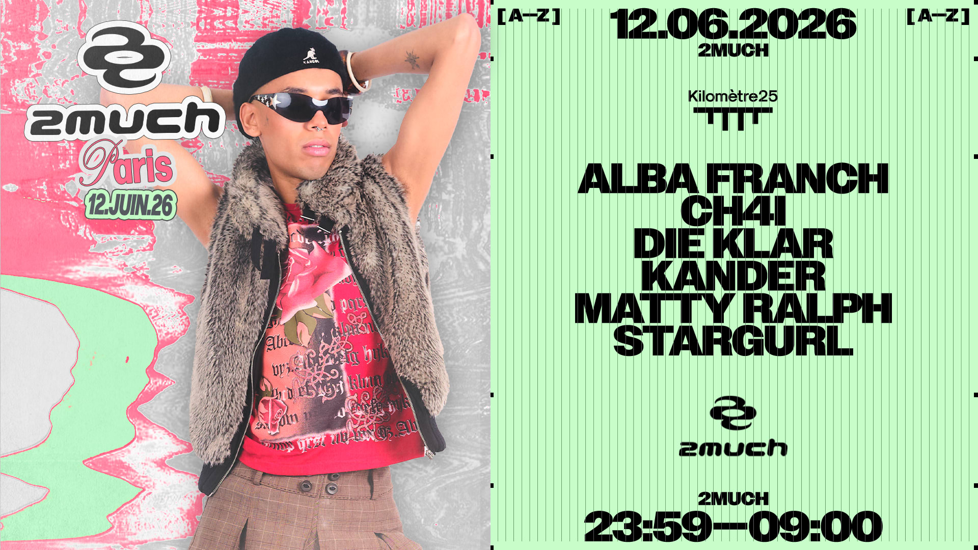 2much : Alba Franch, Matty Ralph, Kander, Die Klar, Stargurl