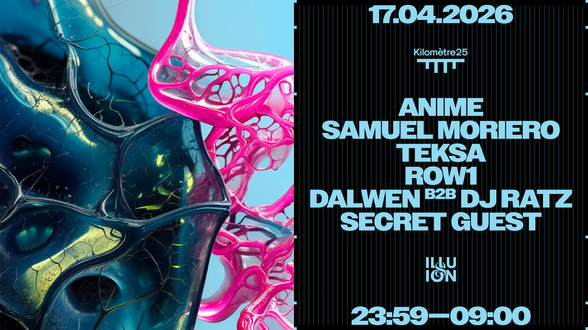 Illusion :Teksa, Samuel Moriero, Anime, Row1 & Secret Guest