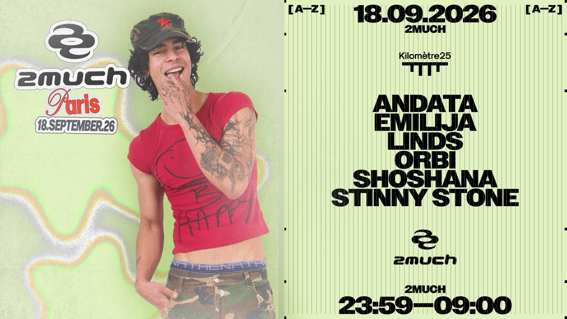 2much : Linds, Andata, Emilja & More