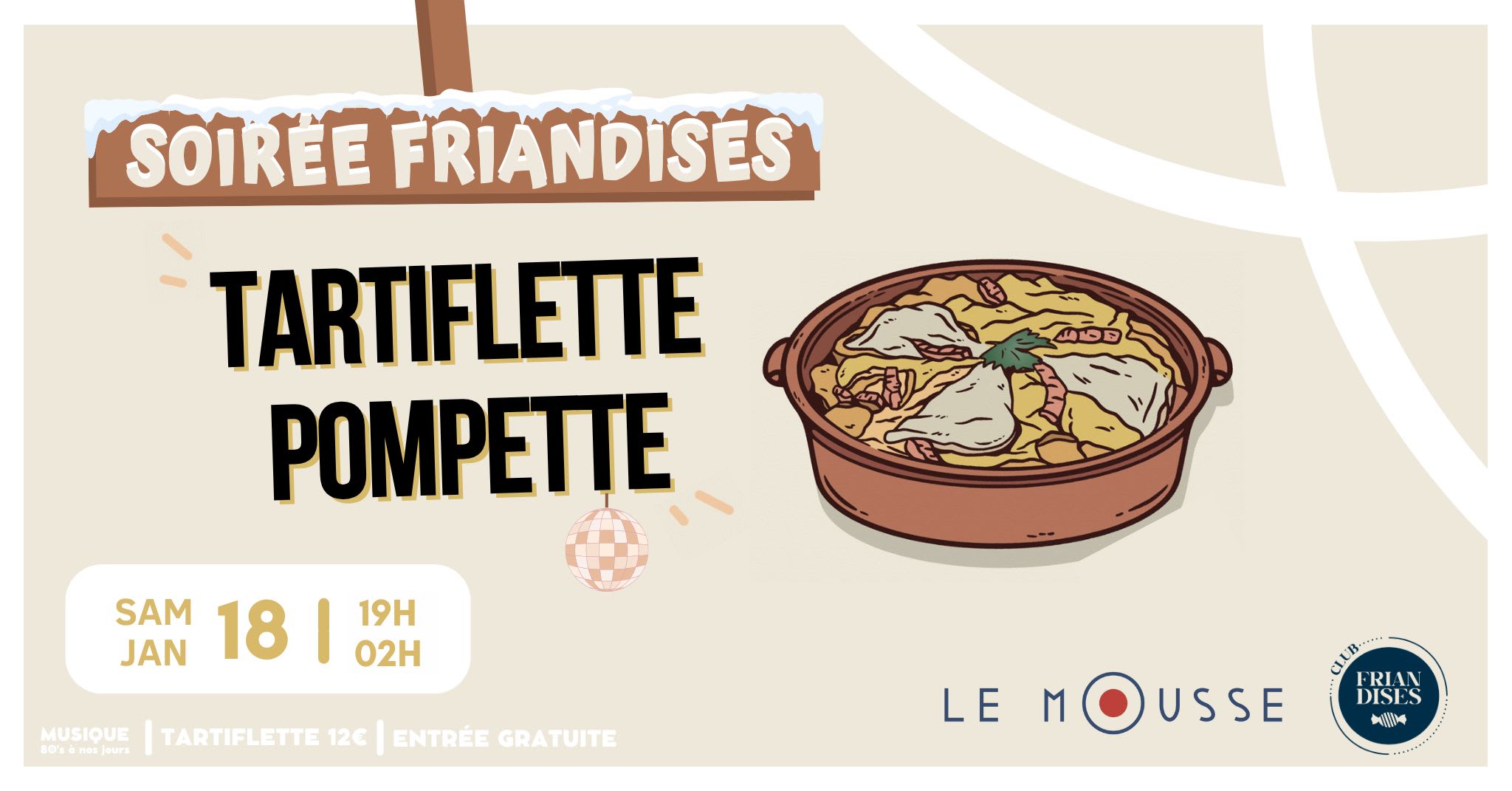 Tartiflette Pompette - Club Friandises